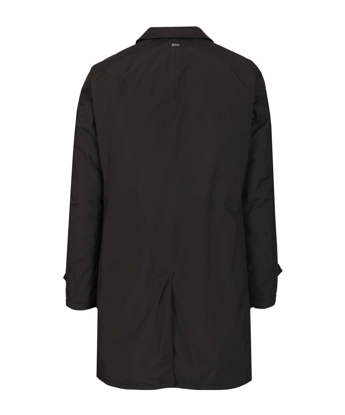 Herno Padded Trench Tech Nylon Prometeo Coats Black In Black