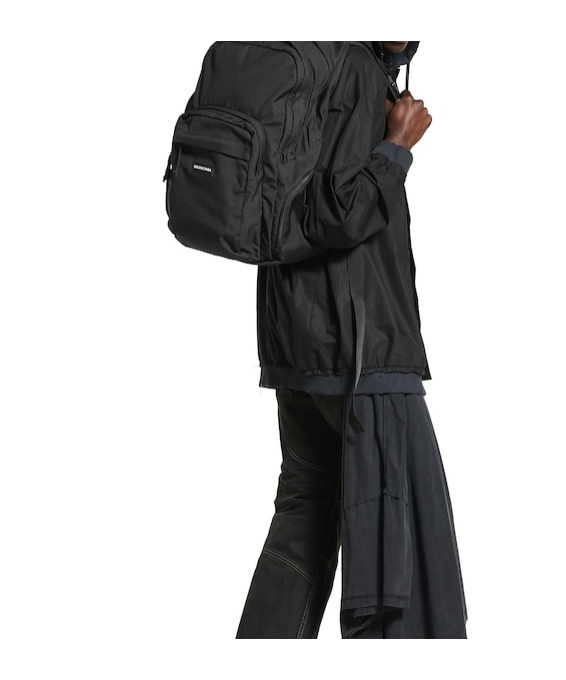 Balenciaga Explorer Multi-pocket Backpack In Black