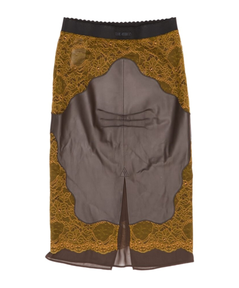 Attico Elastic-waist Skirt In Multi