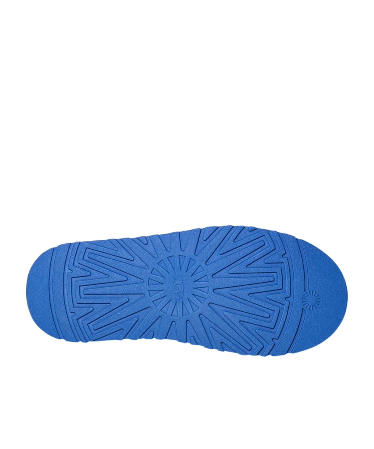 Ugg Tazz Logo Embossed Platform Slippers In Blue