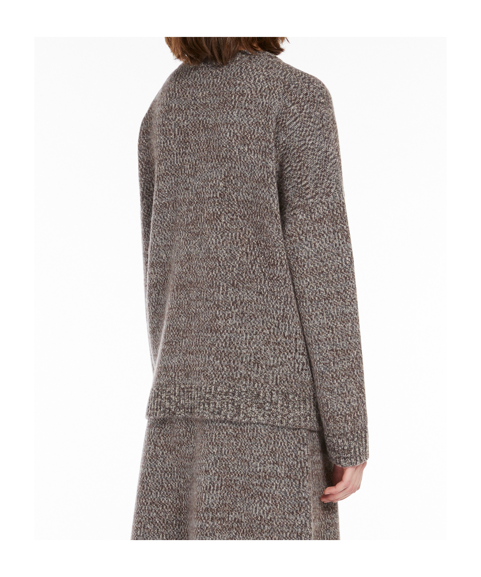 Weekend Max Mara Multicolor Wool Moxa Sweater In Gray
