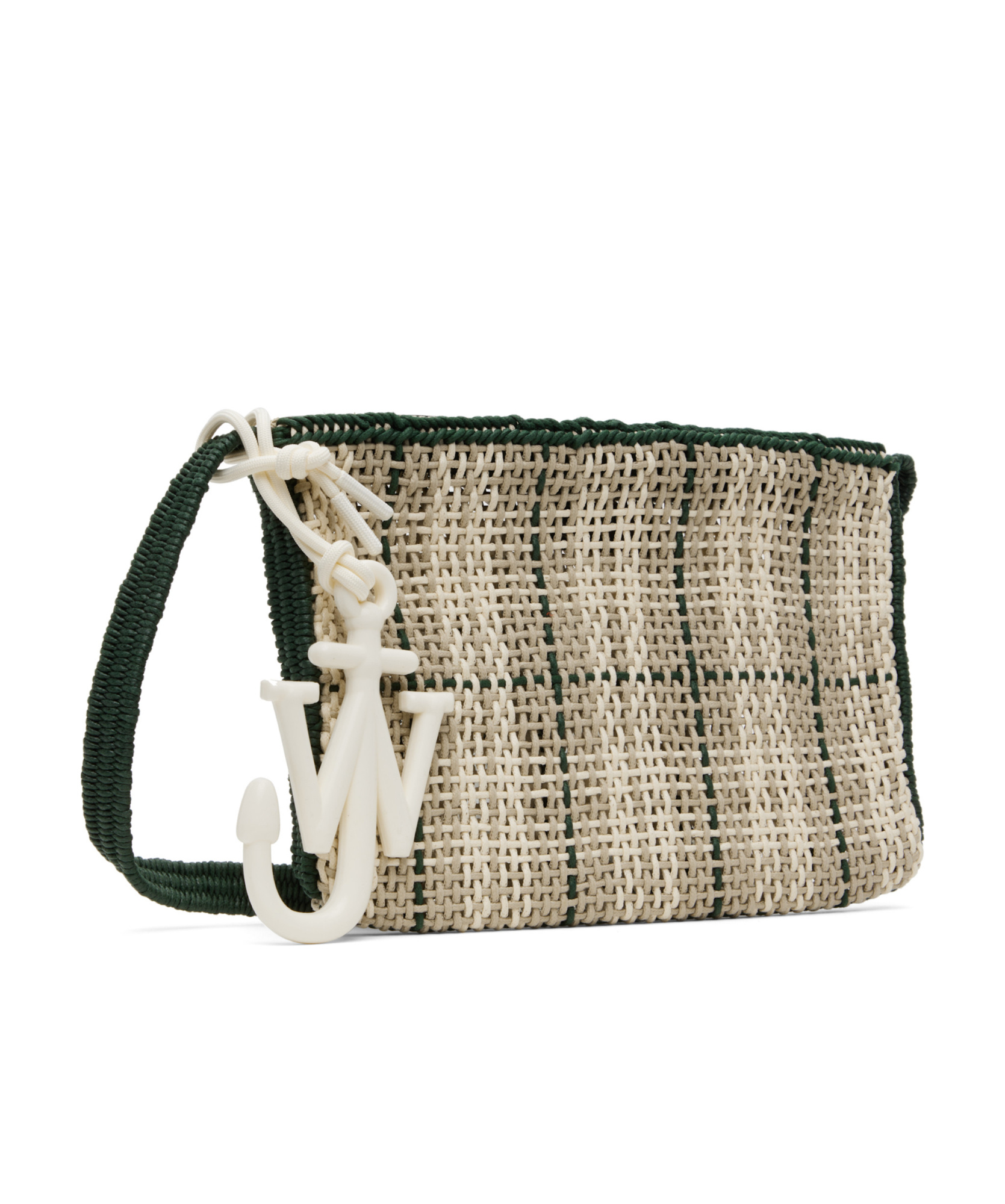 Jw Anderson Woven Shoulder Bag In Nude