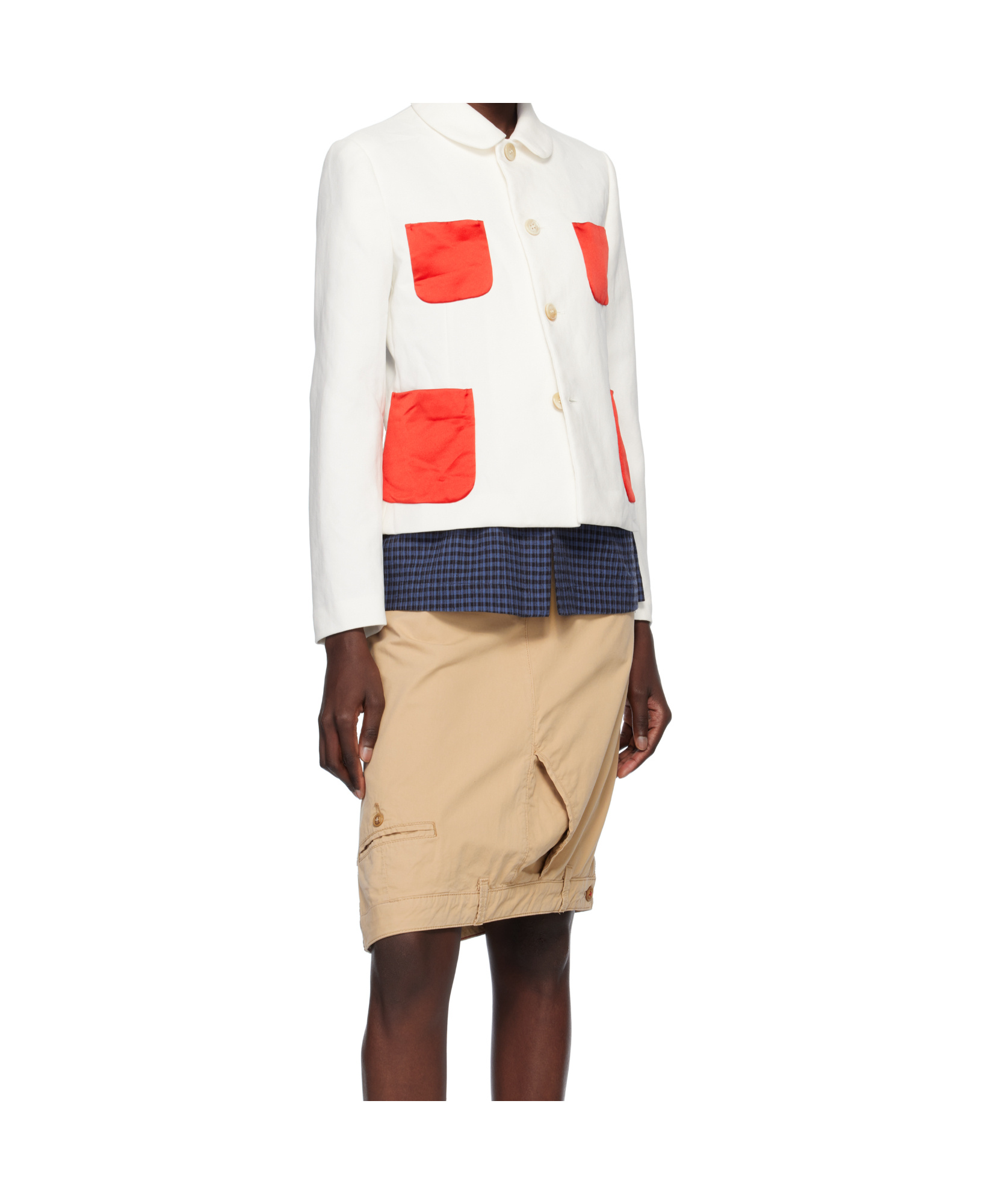COMME DES GARÇONS LONG-SLEEVED SUIT JACKET 