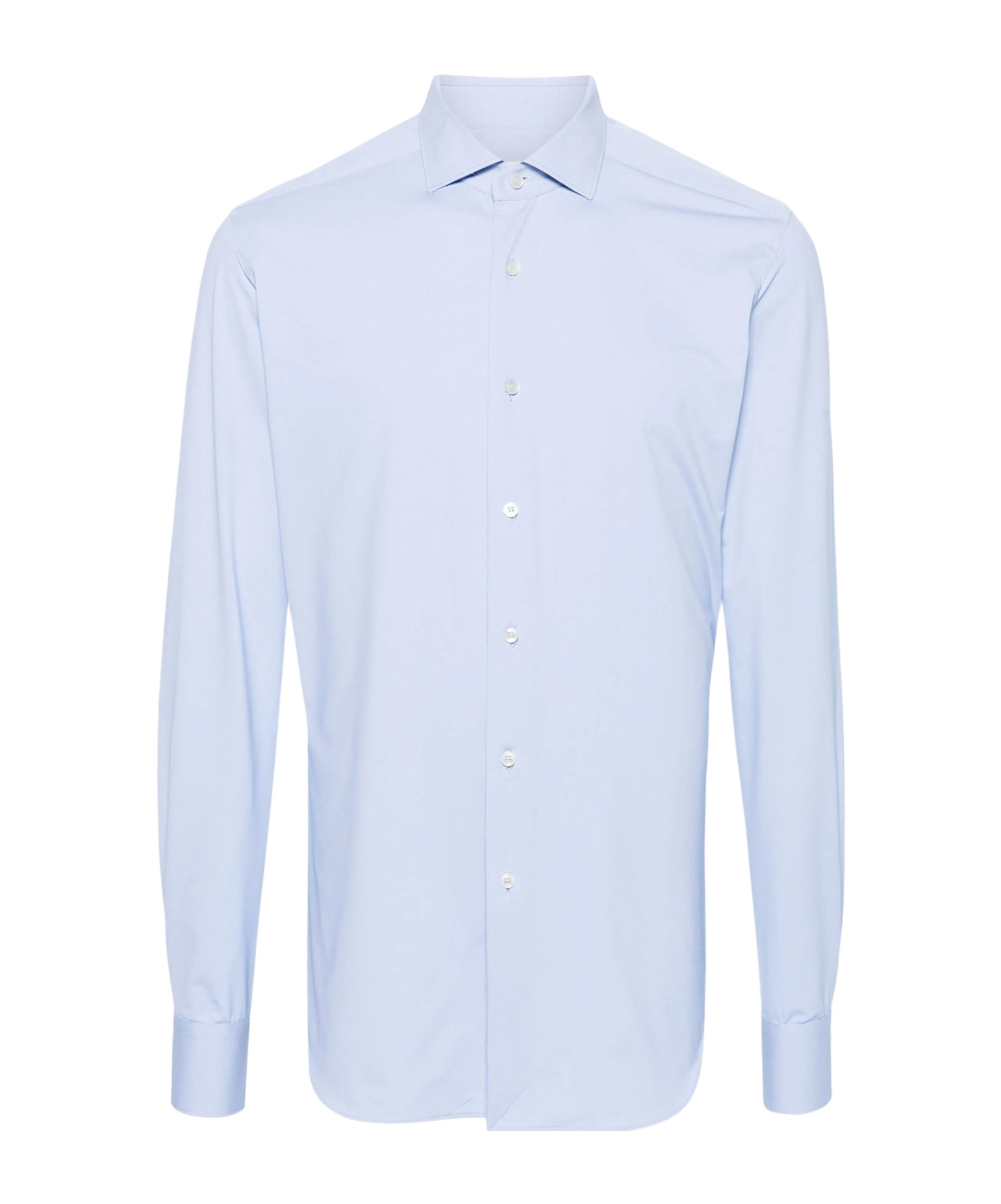 Xacus Stretch Geometric Buttoned Shirt In Blue