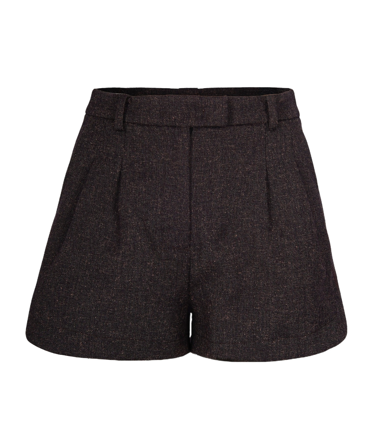 Patrizia Pepe Shorts Strutturati A Palloncino Marrone In Black