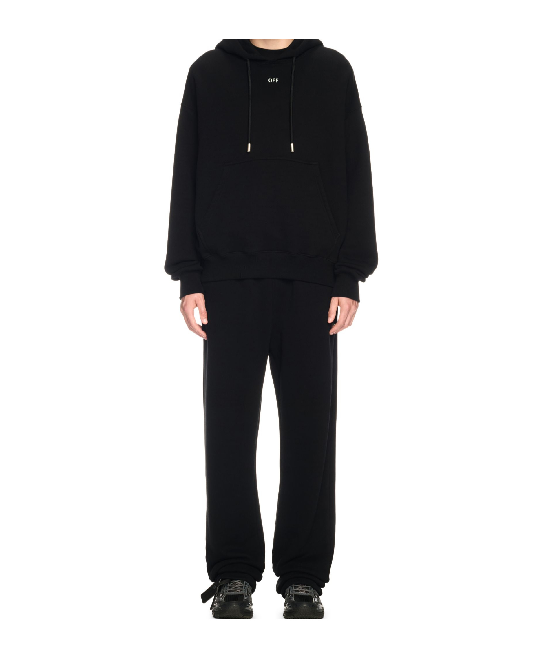 Off-white Off White™ Black Caravaggio Mery Print Hoodie