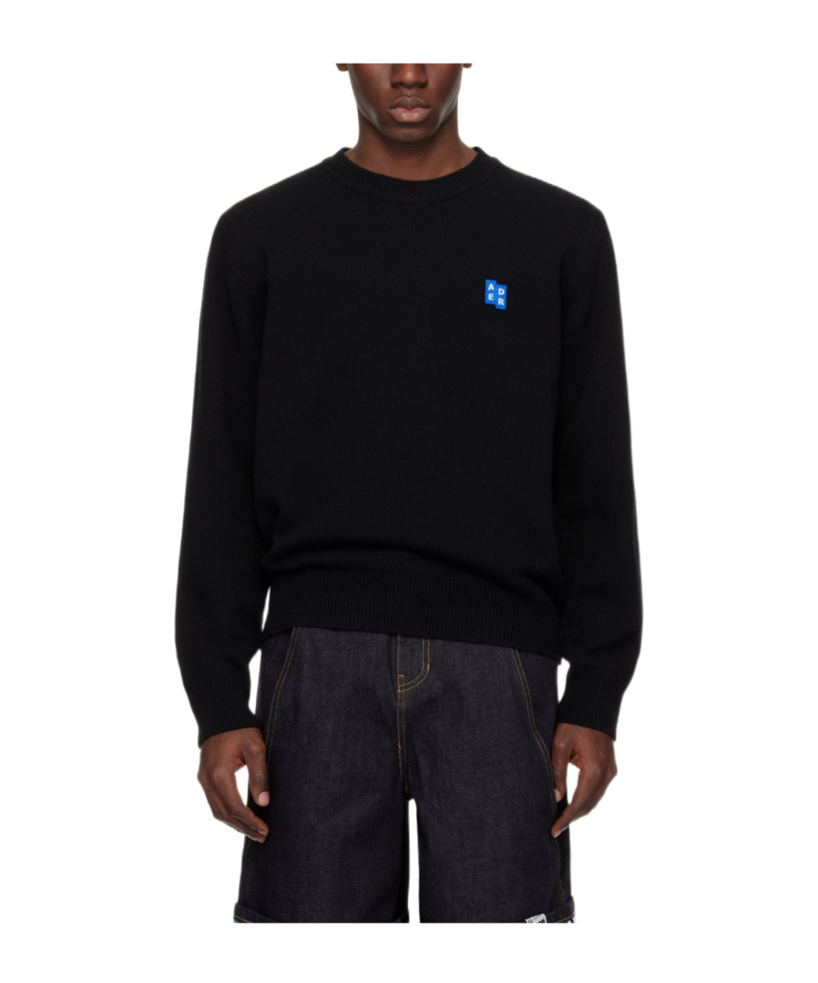 ADER ERROR ROUND NECK PULLOVER WOOLEN SWEATER