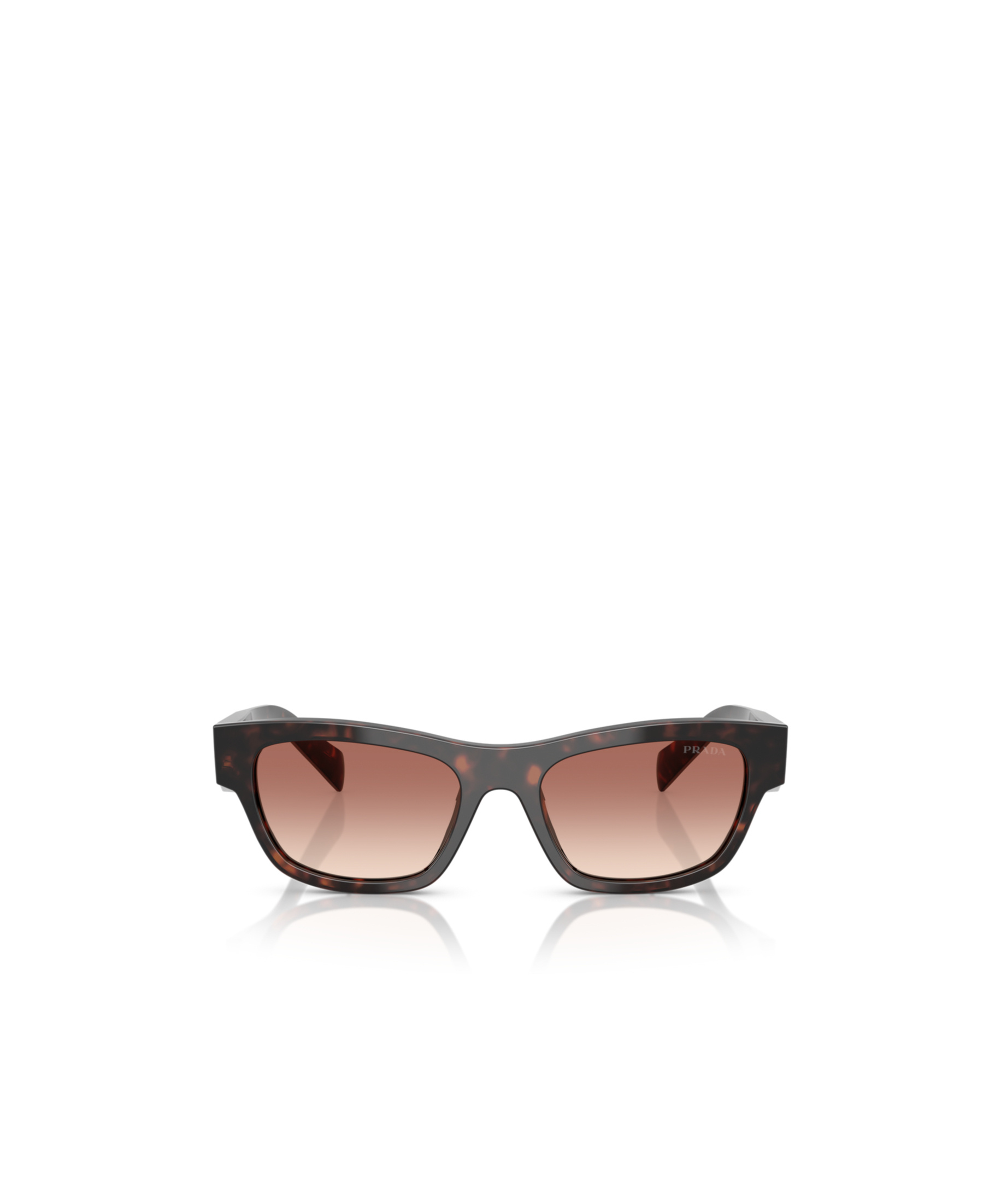 Shop Prada Full Frame Sunglasses In Black
