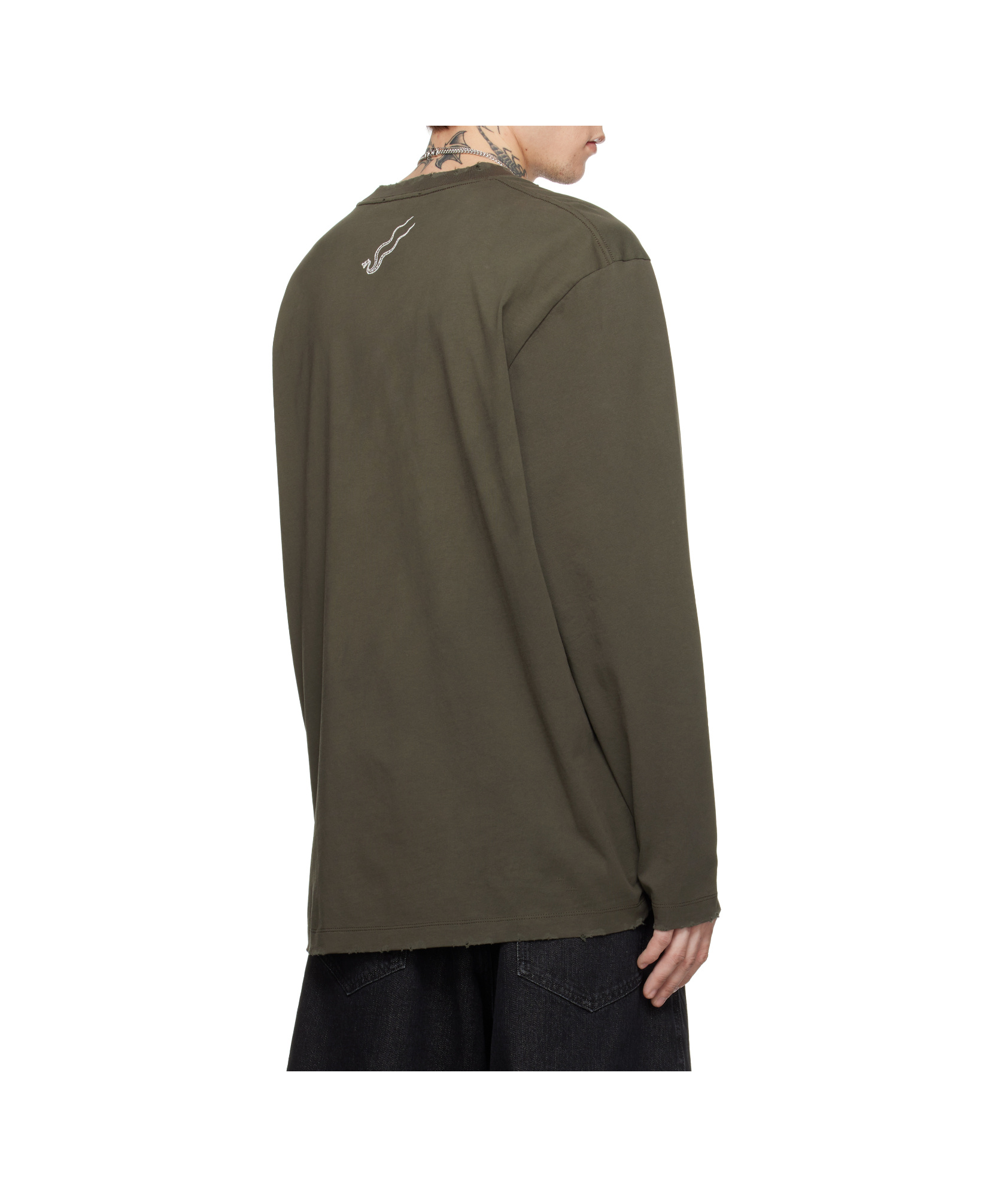 Lu'u Dan Long-sleeved T-shirt In Grey