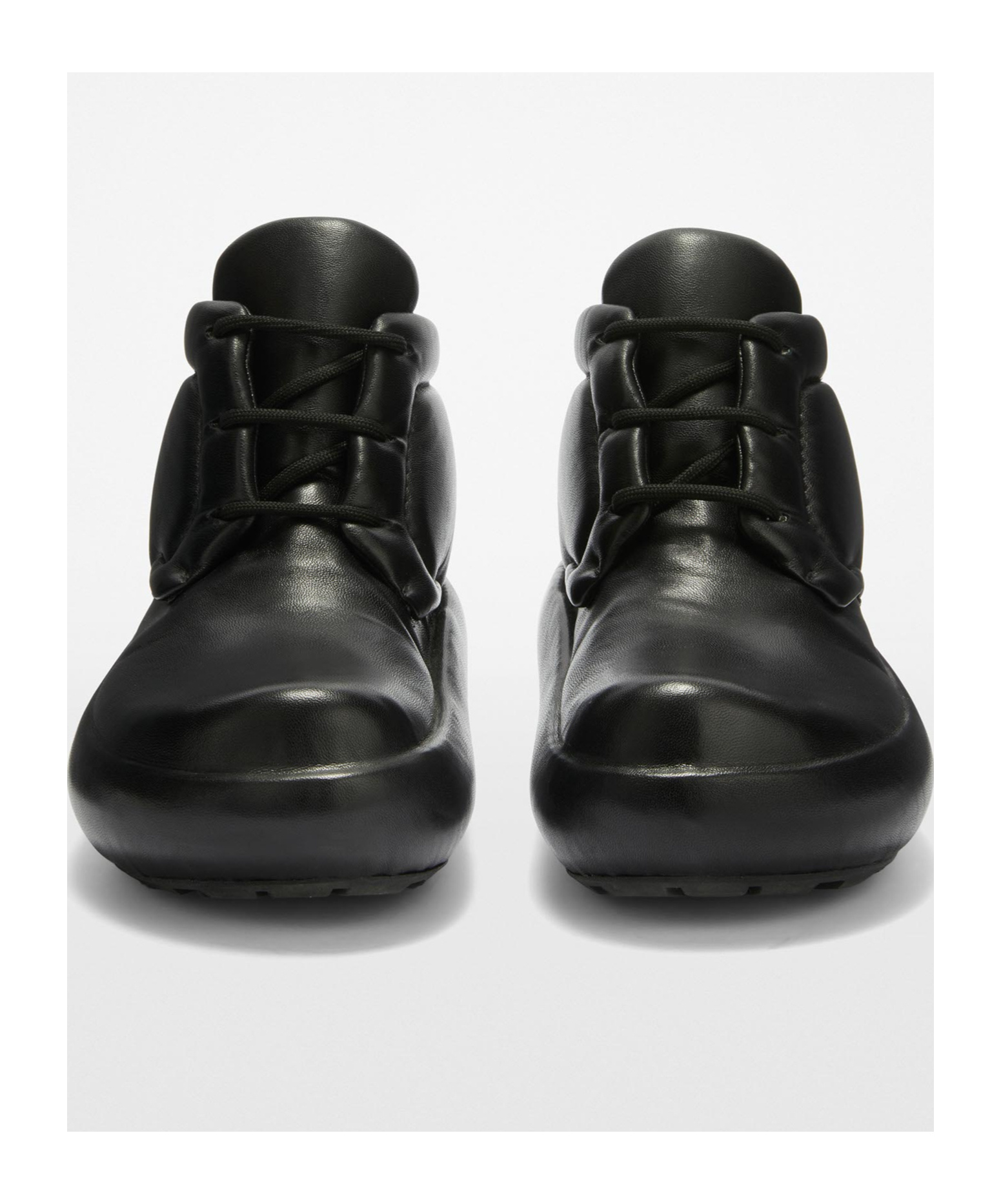 Jil Sander Chunky-sole Leather Ankle Boots In Black