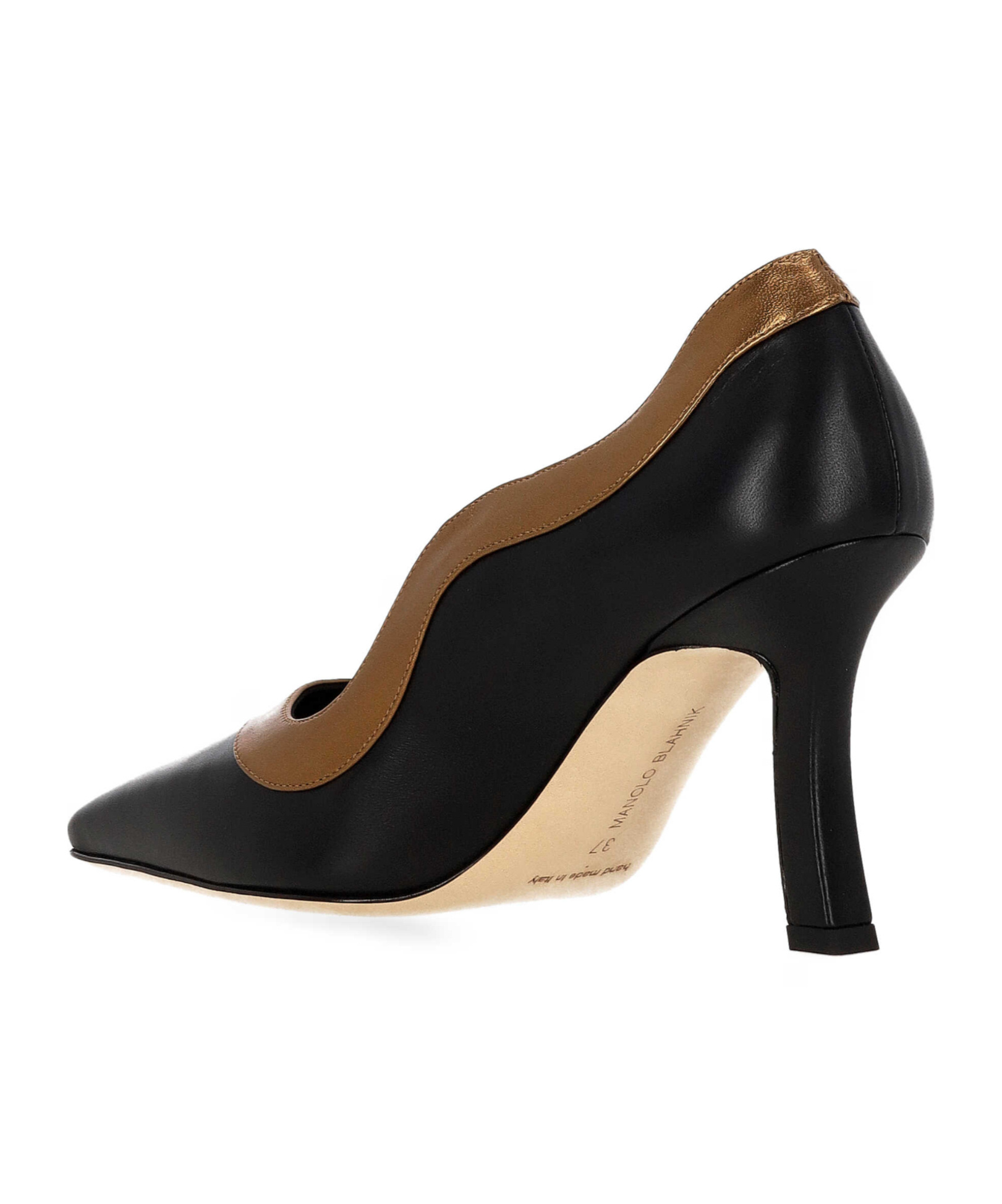 Manolo Blahnik Slip-on High Heels In Black