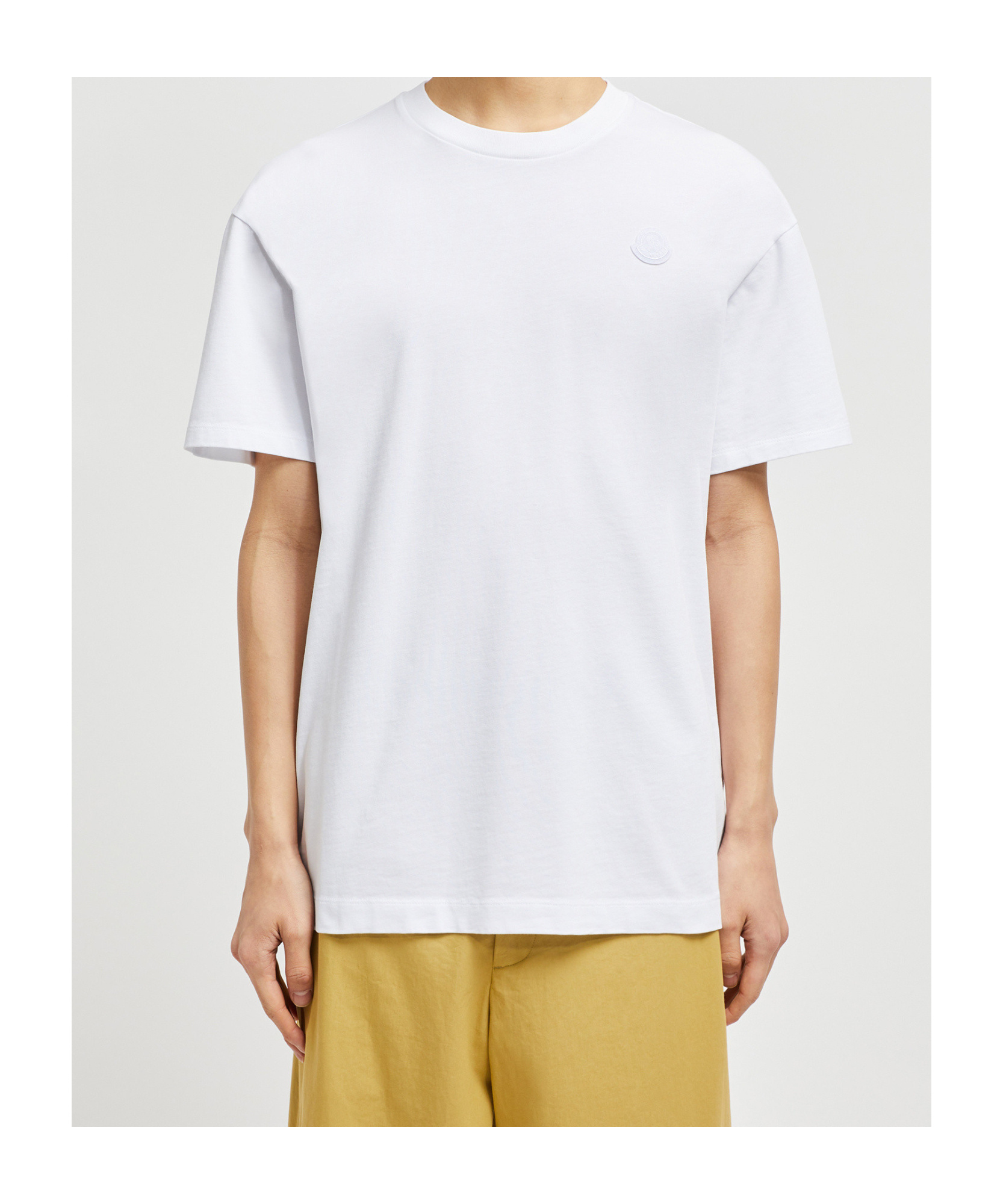 Moncler Item O-neck Short-sleeved T-shirt In White