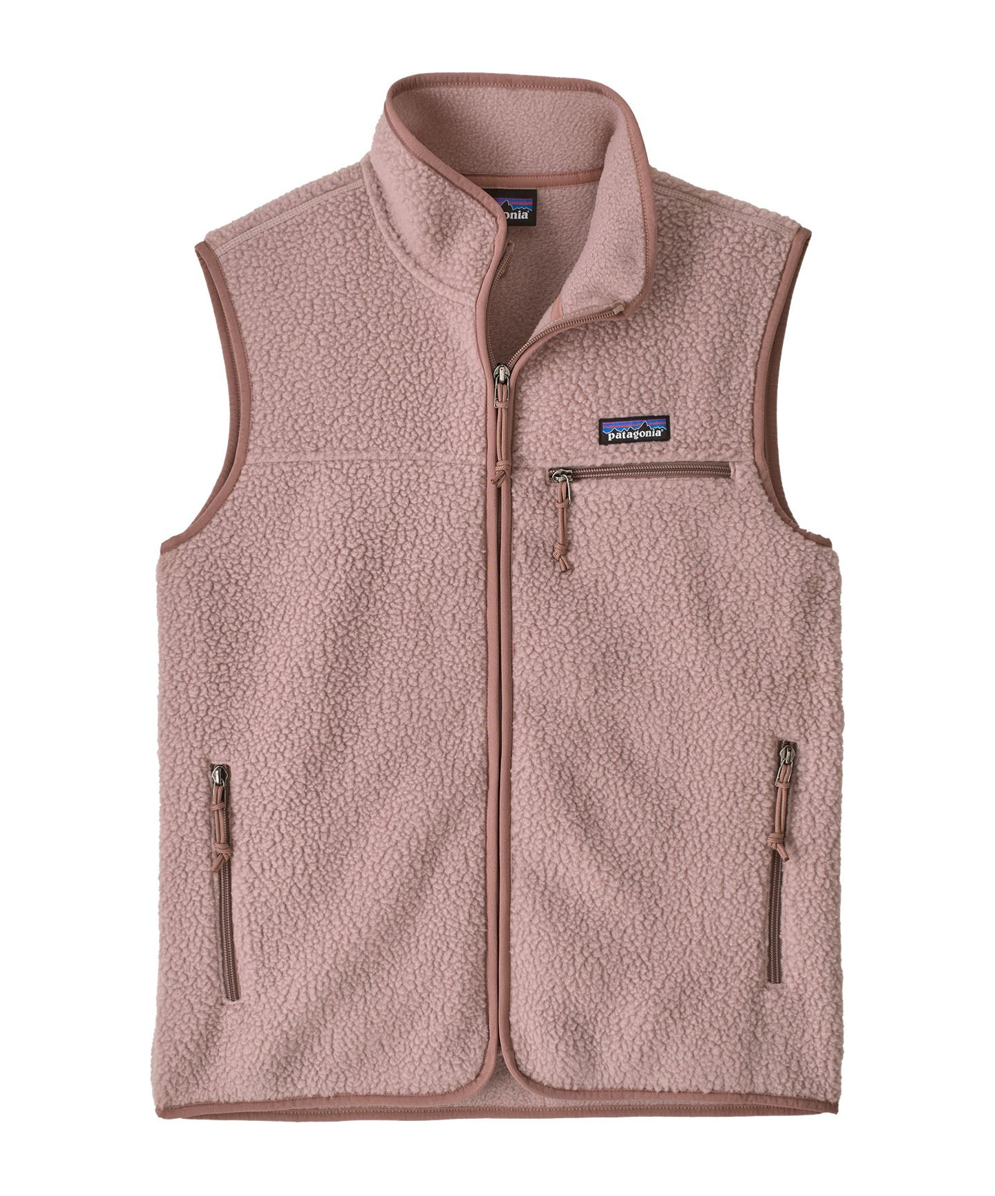 Patagonia Retro Pile Fleece Vest In Lavender