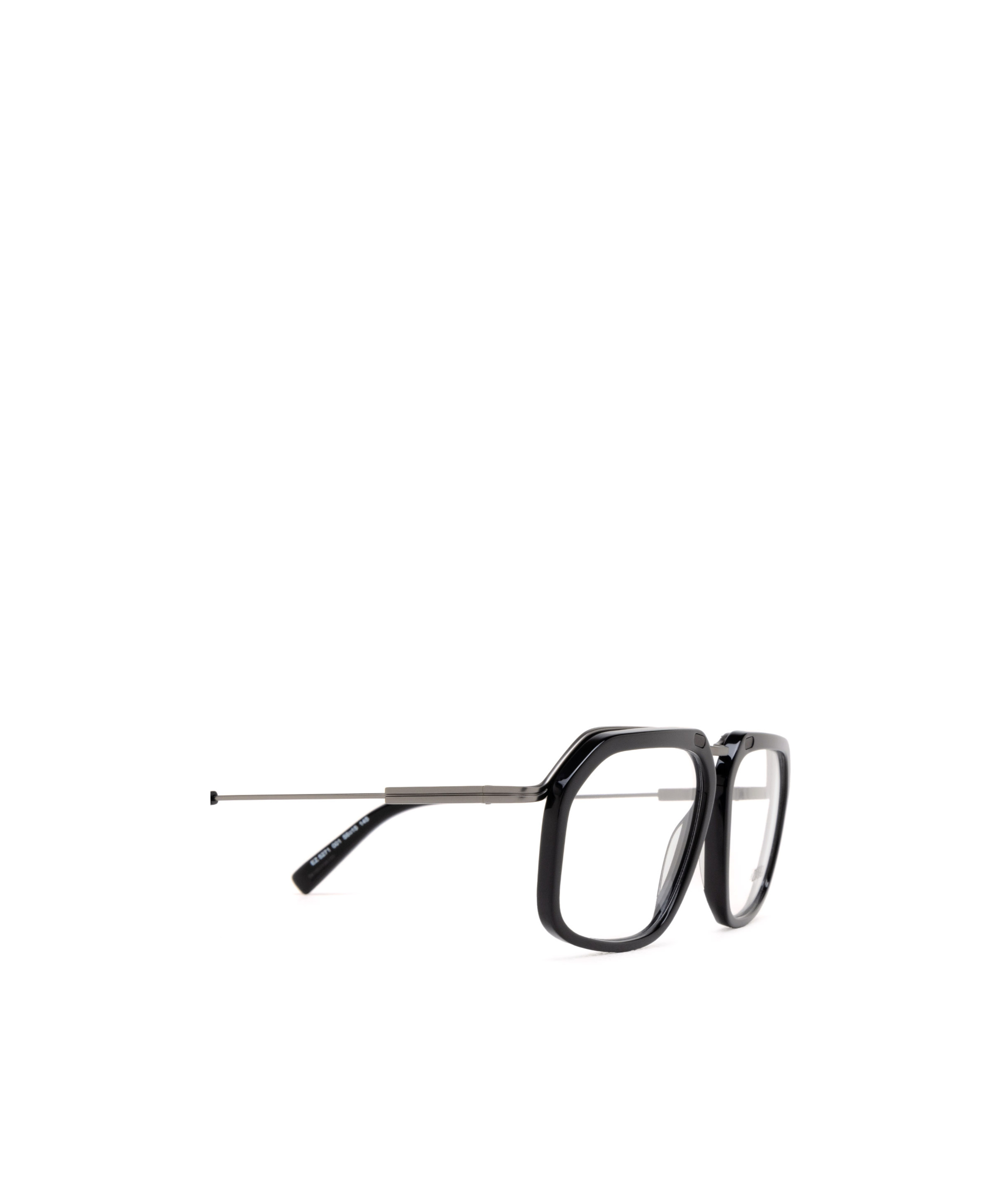 Zegna Geometric Frame Glasses In Black