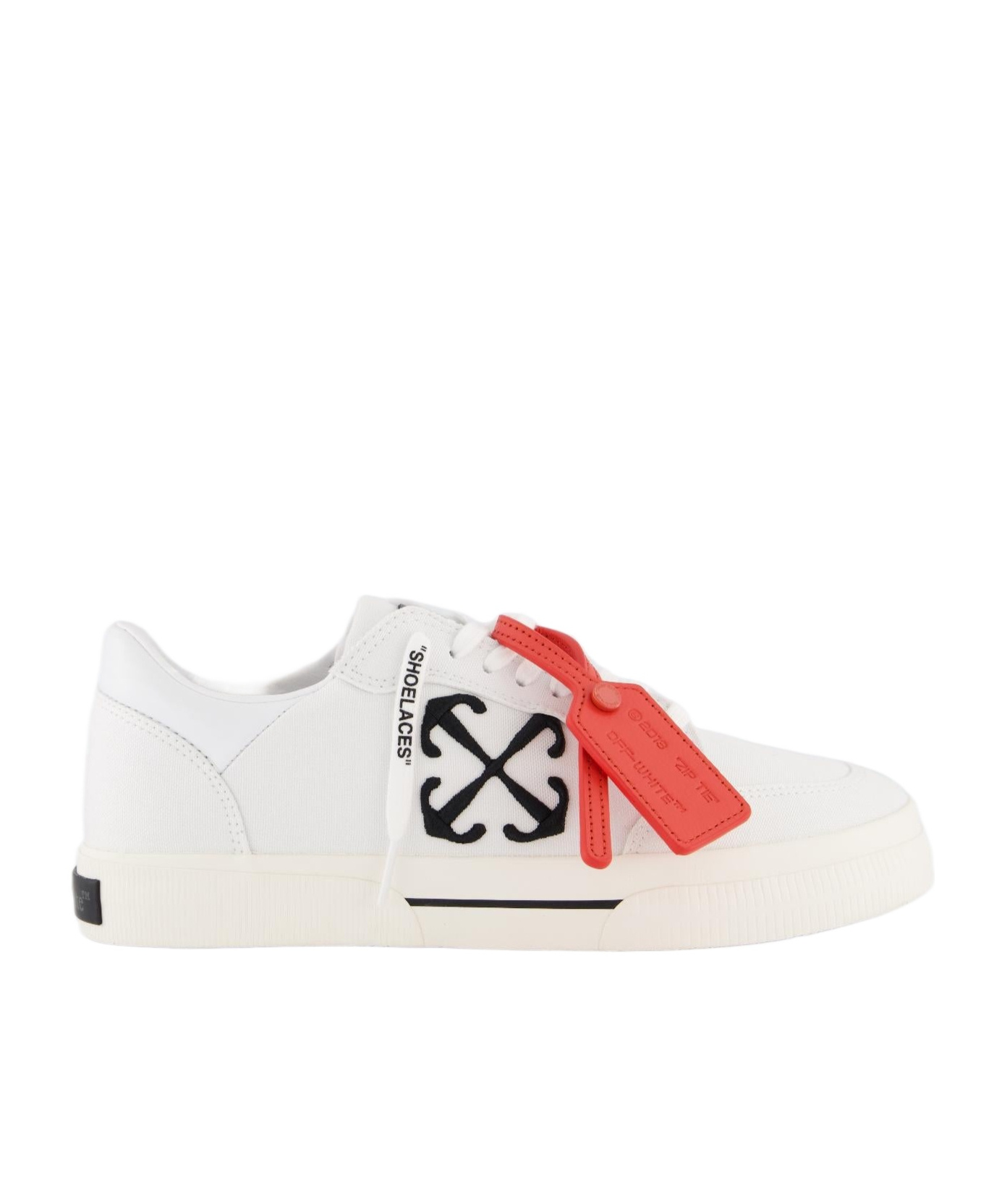 Off-white New Low Vulcanized Canvas Sneakers In White