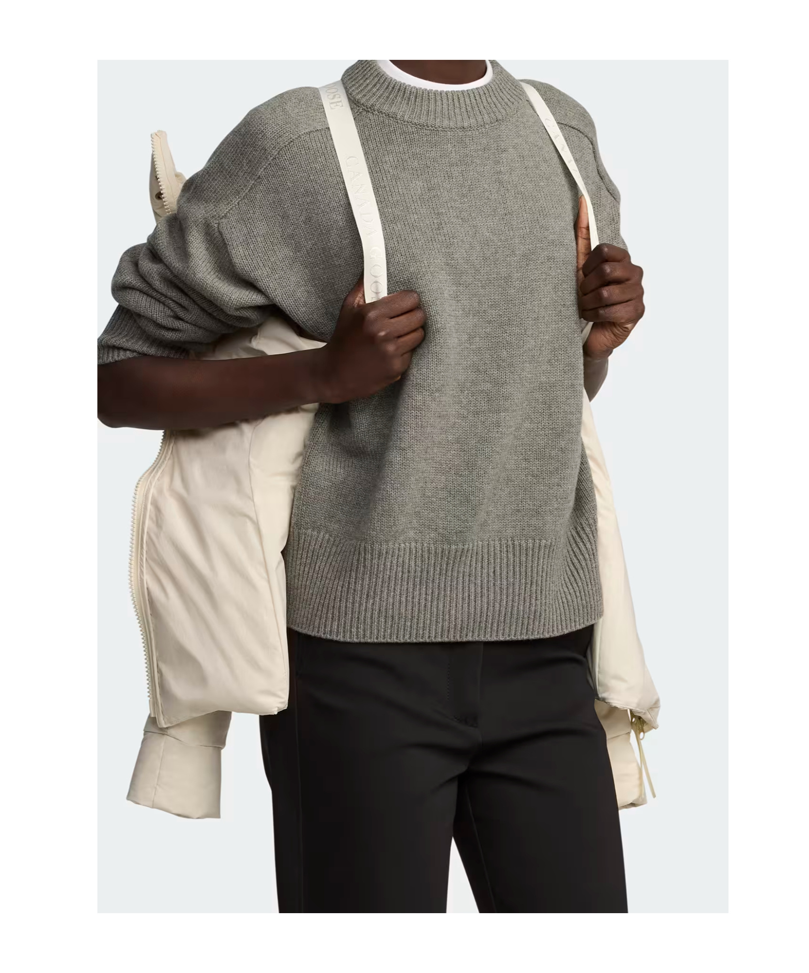 Shop Canada Goose Clair Puffer Jacket In Nude