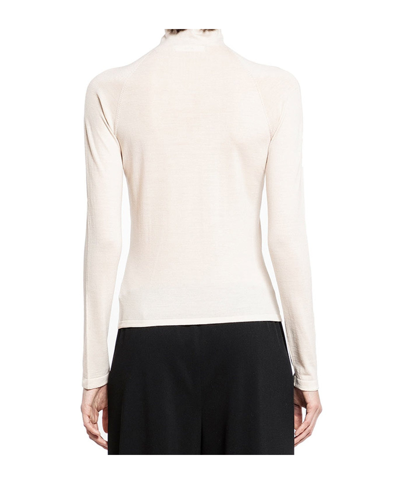 The Row Long-sleeved Top In White