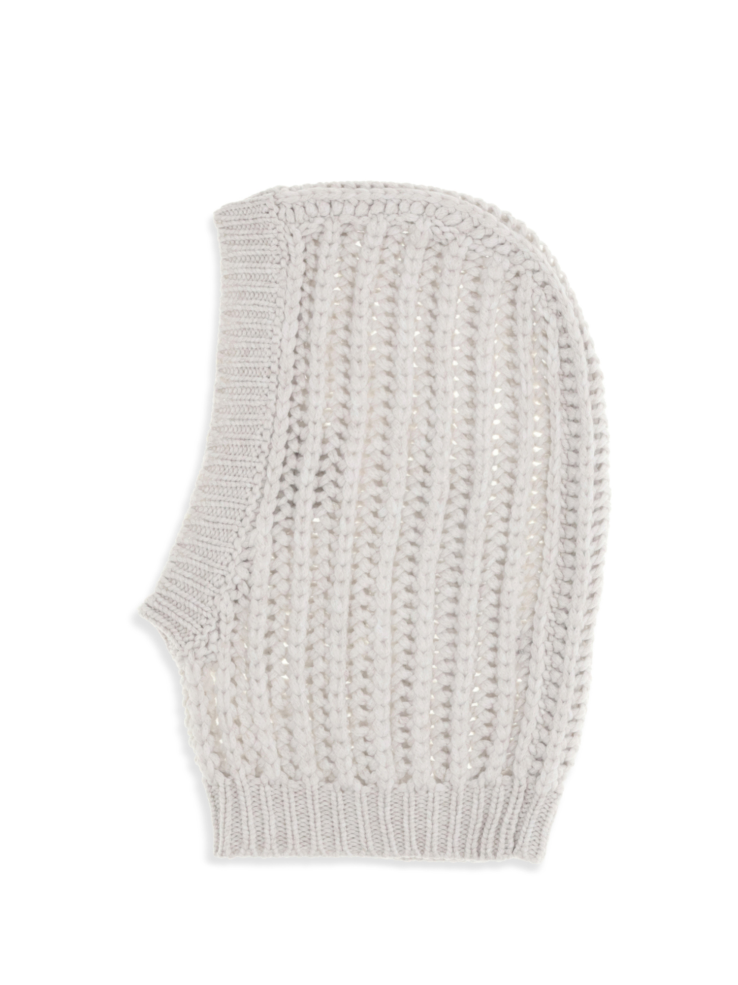 Brunello Cucinelli Cashmere Face Mask In White