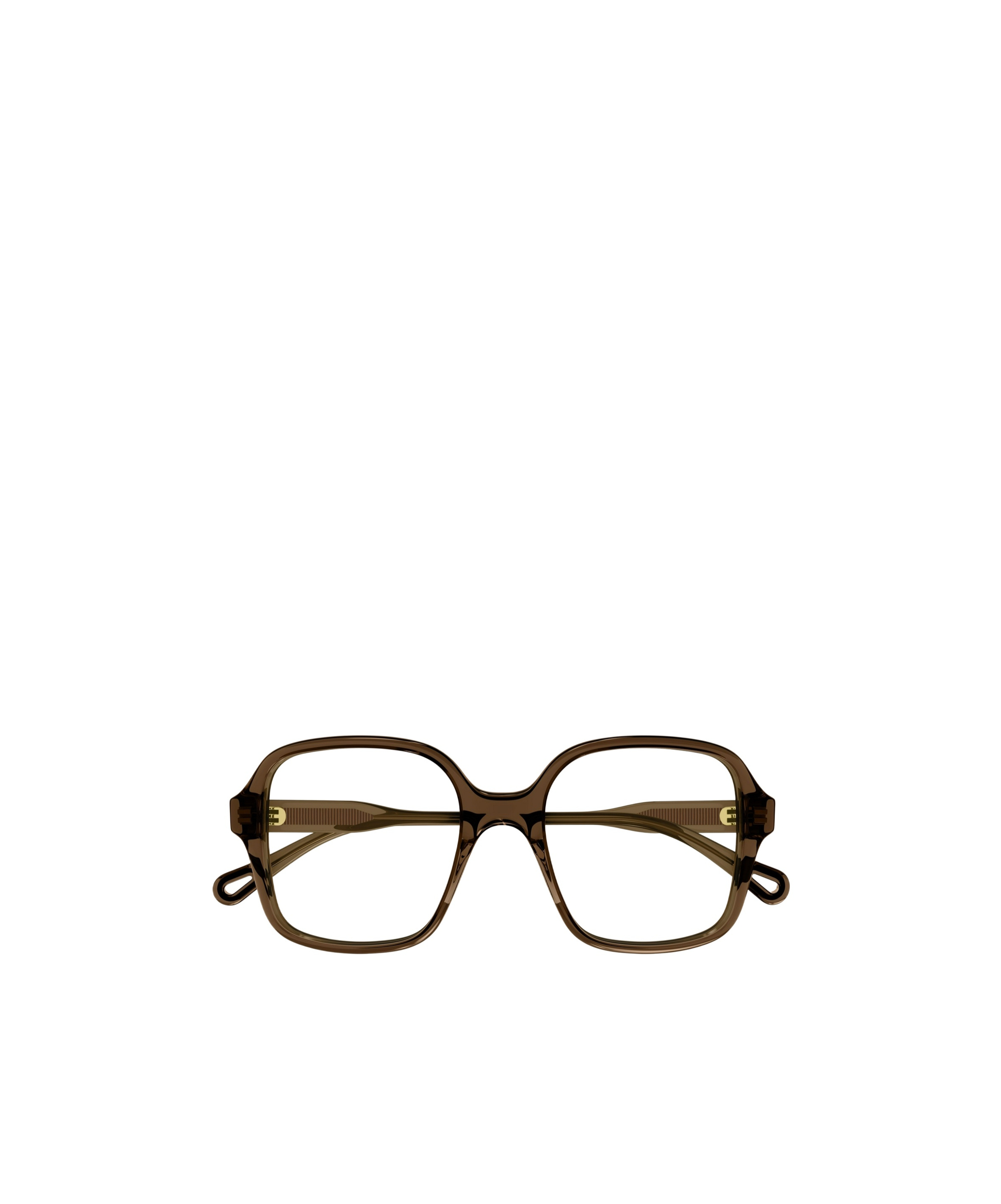Shop Chloé Eyewear Square-frame Glasses In Brown