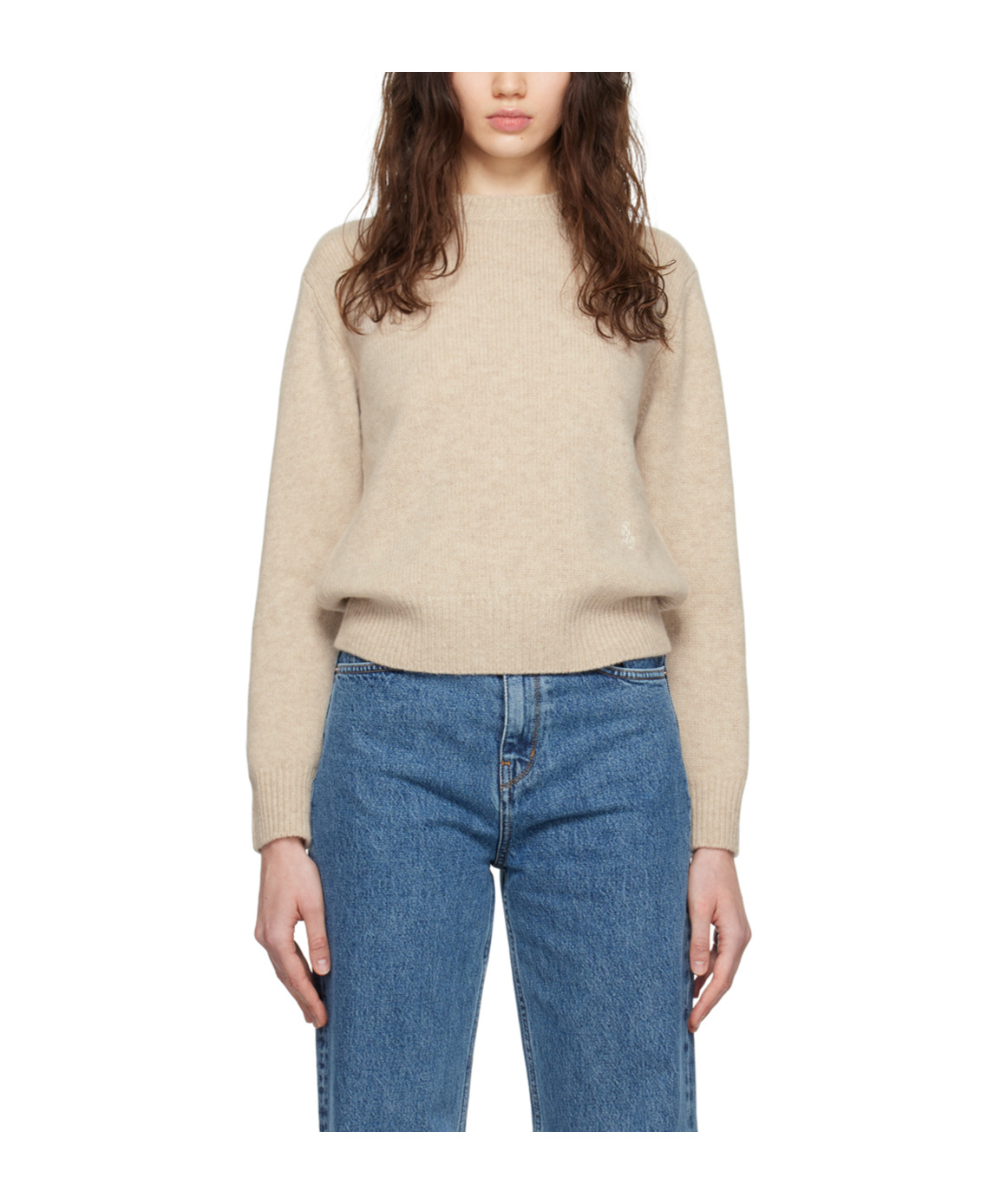 Shop Sporty And Rich Src Knitted Pullover In Gray