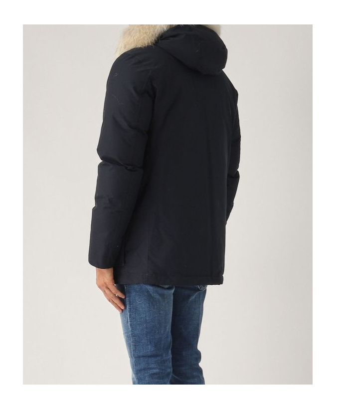 Woolrich Arctic Cotton-blend Parka In Black