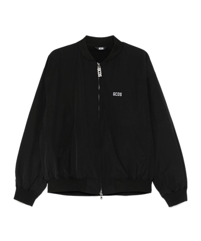Gcds Varsity Bomber Jacket In Black