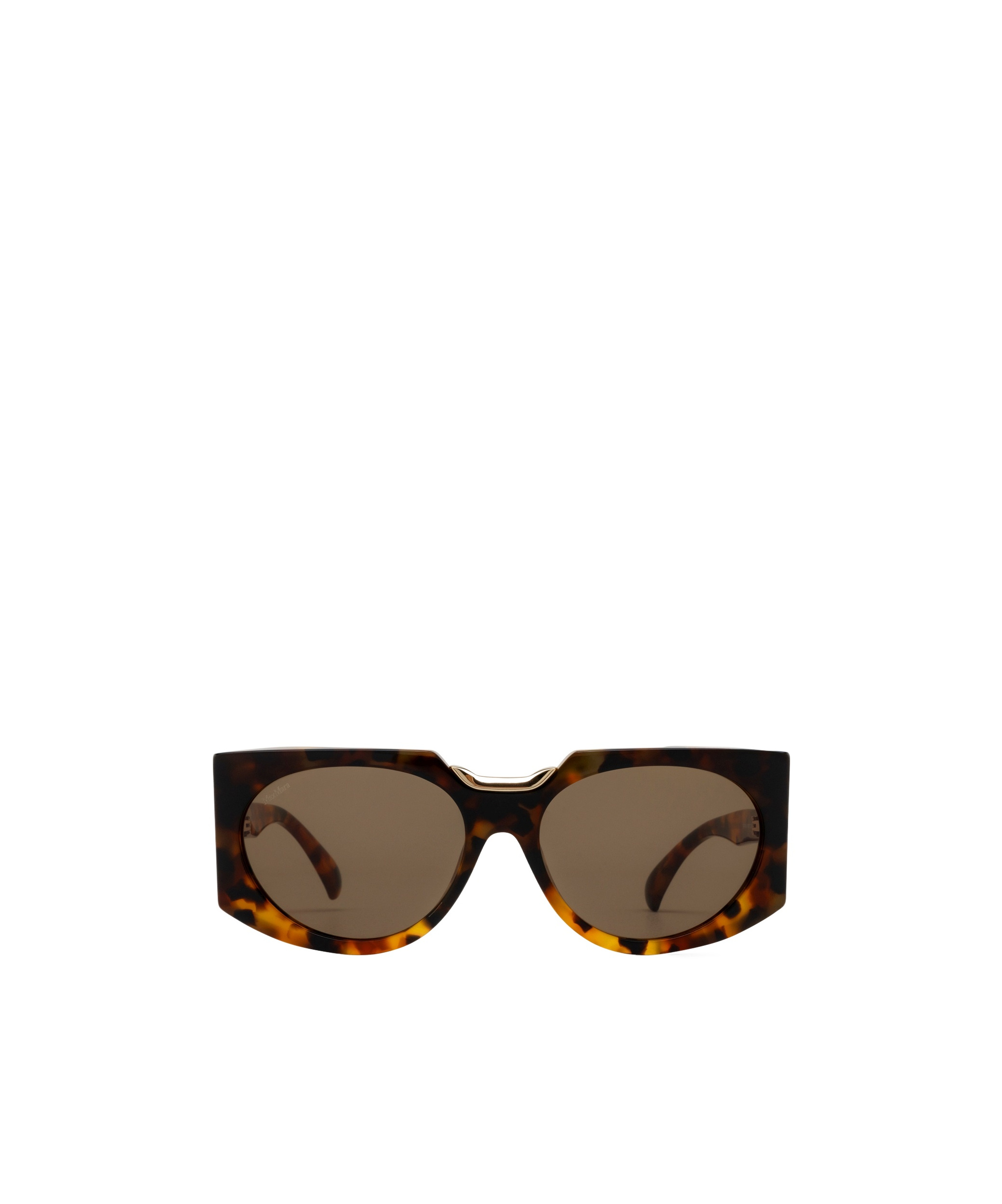 Shop Max Mara Oval Frame Sunglasses