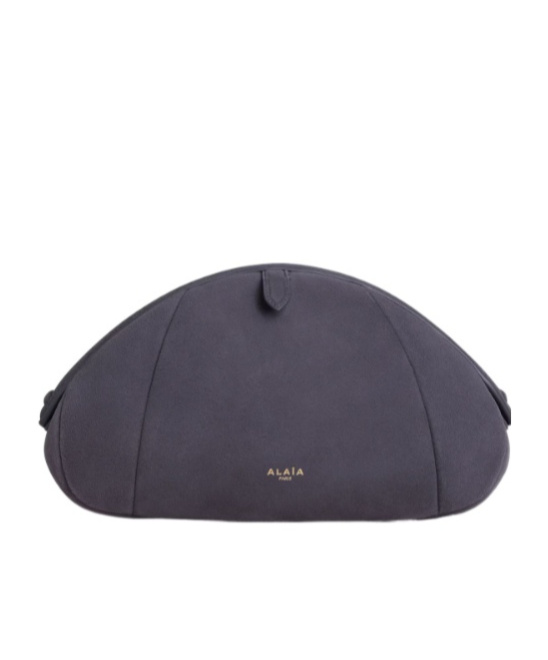 Alaïa Purse Small Clutch In Suede In Grey