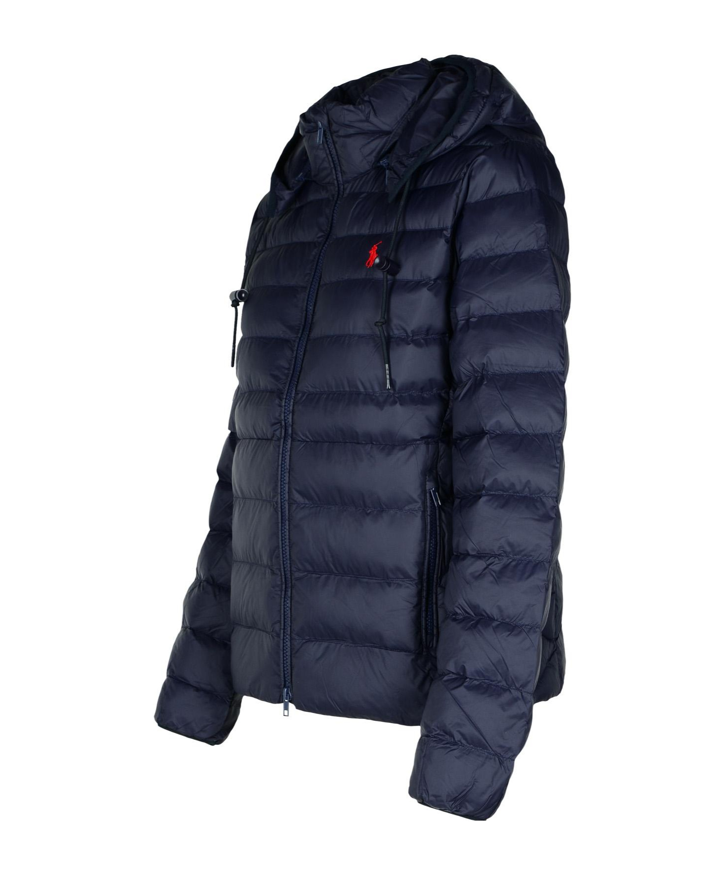 Polo Ralph Lauren Water-resistant Packable Puff Hooded Jacket In Black