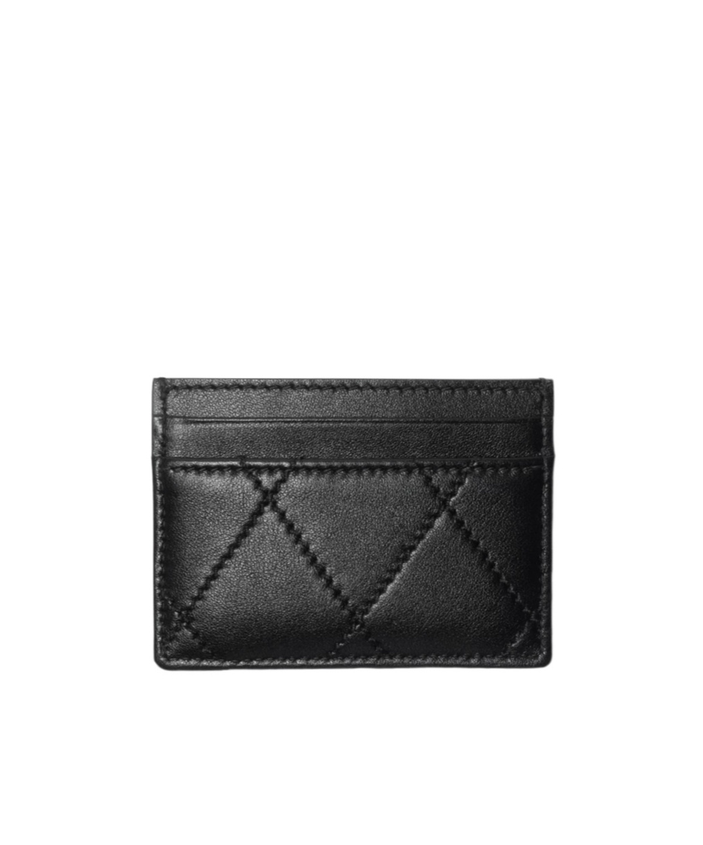 Shop Burberry Strand Cardholder In Black