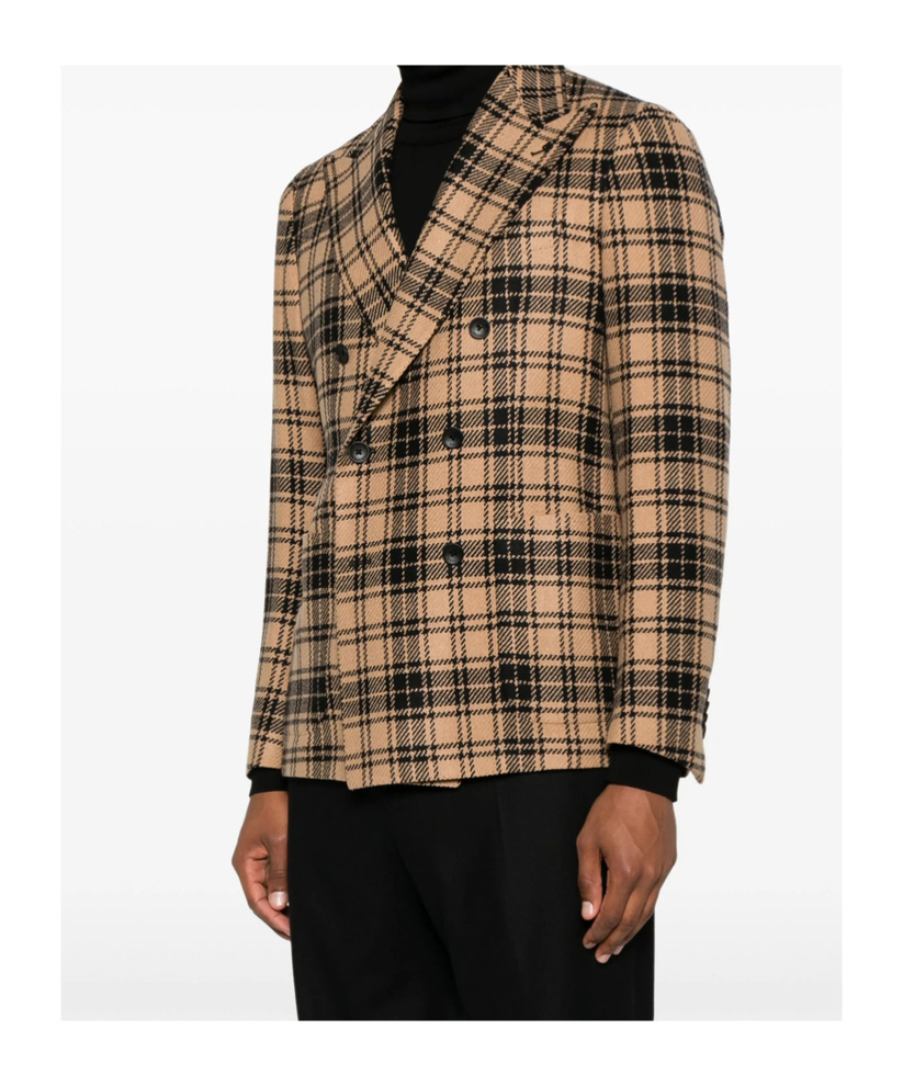 Tagliatore Brown  Black Jackets