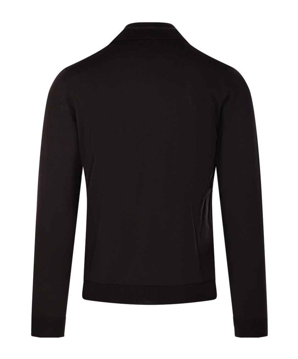 Roberto Collina Turtleneck Long Sleeve Sweater In Black