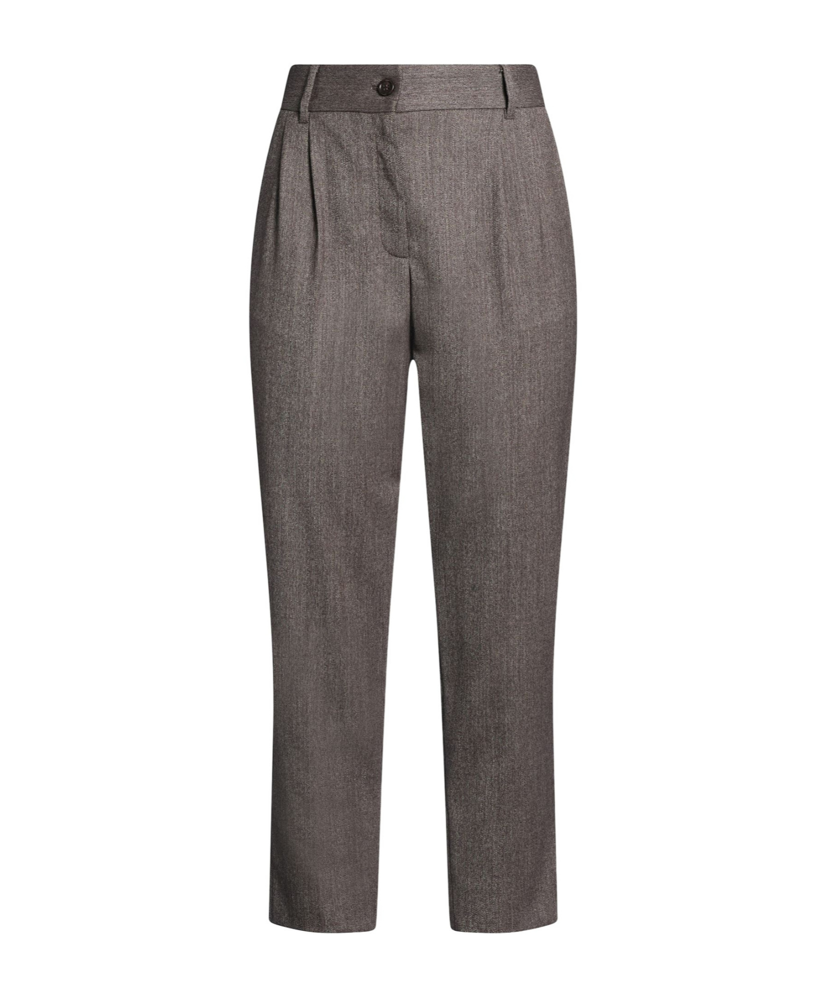 Dolce & Gabbana Slim-fit Two-tone Wool Leggings In Grey