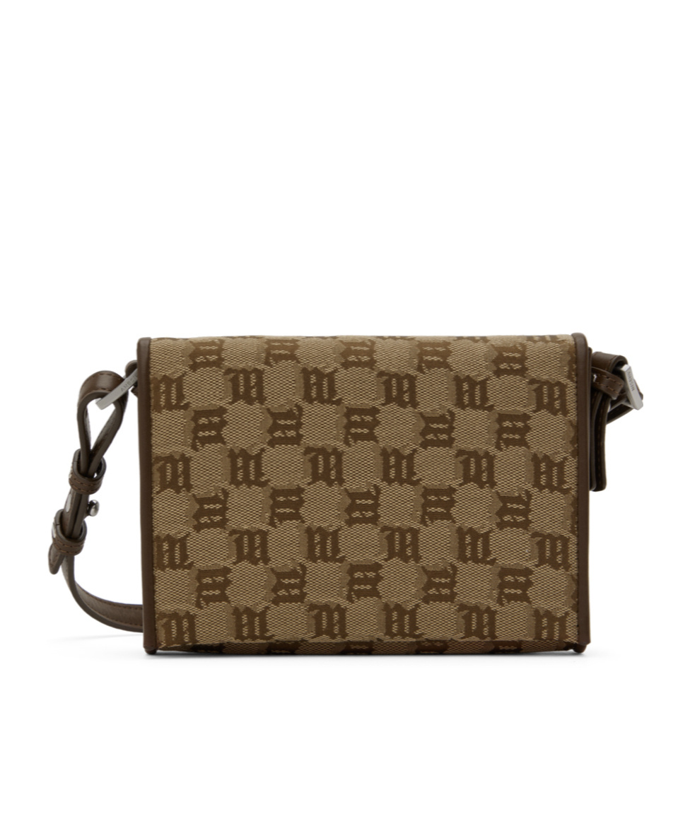 Misbhv Logo Shoulder Bag In Green