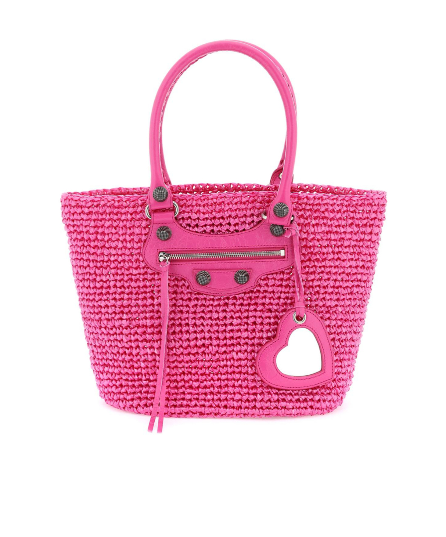 Balenciaga Le Cagole Medium Basket Top-handle Bag In Pink
