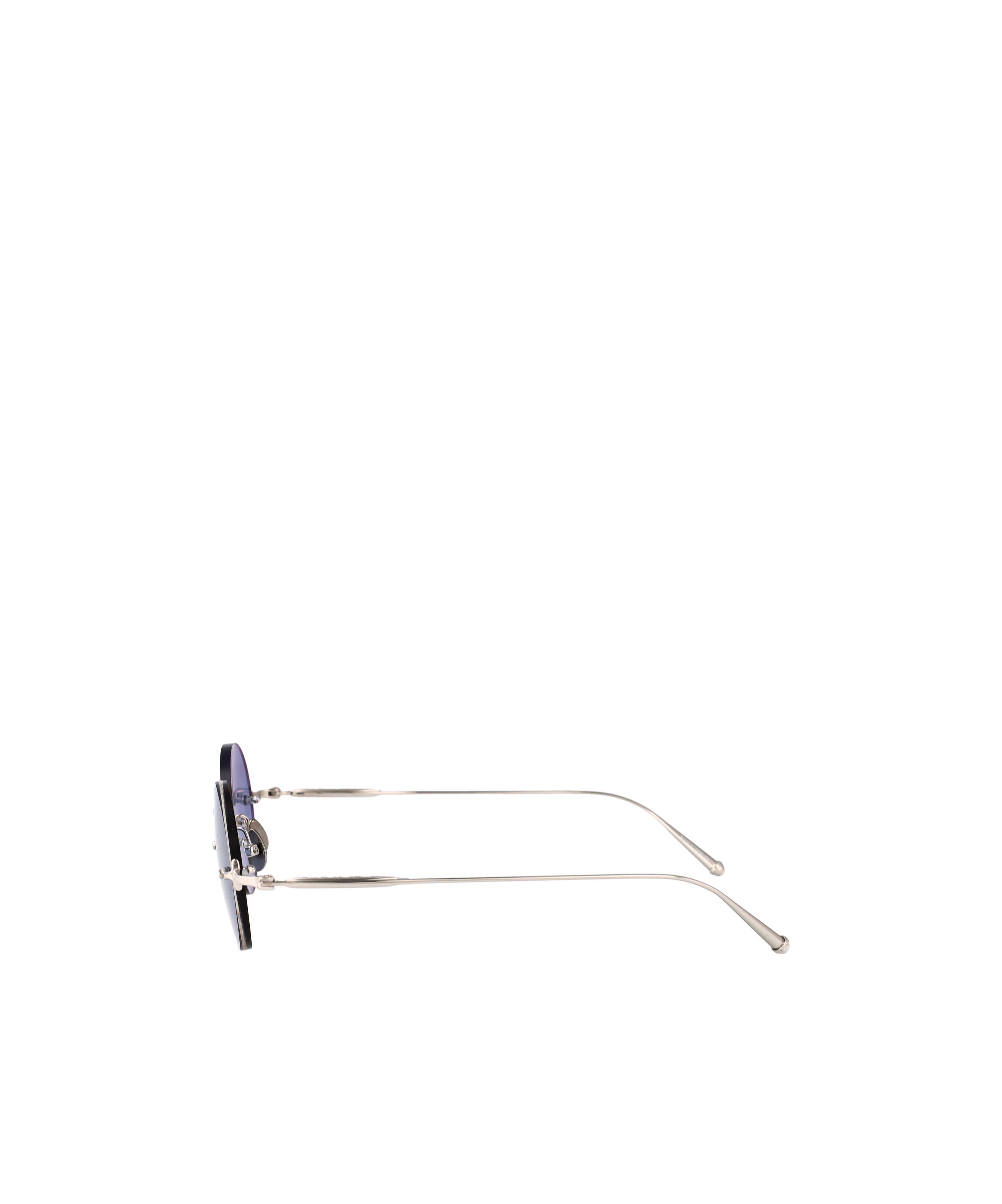 Matsuda Round Sunglasses In Blue