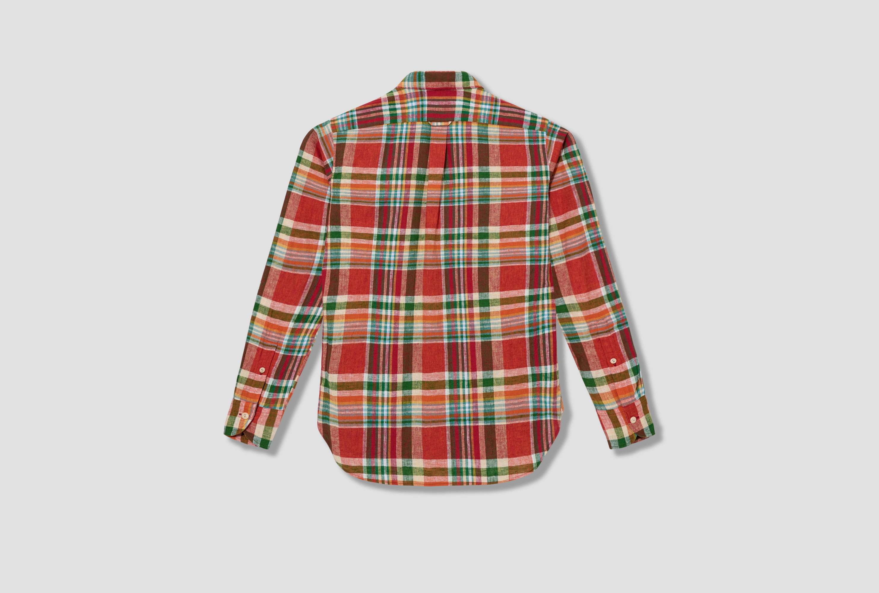 Drake's London Long Sleeve Shirt In Red