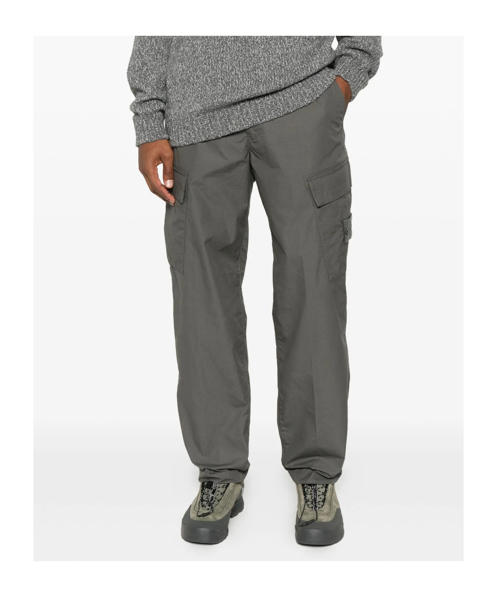 Stone Island Pant Regular Ghost Clothing In Gray