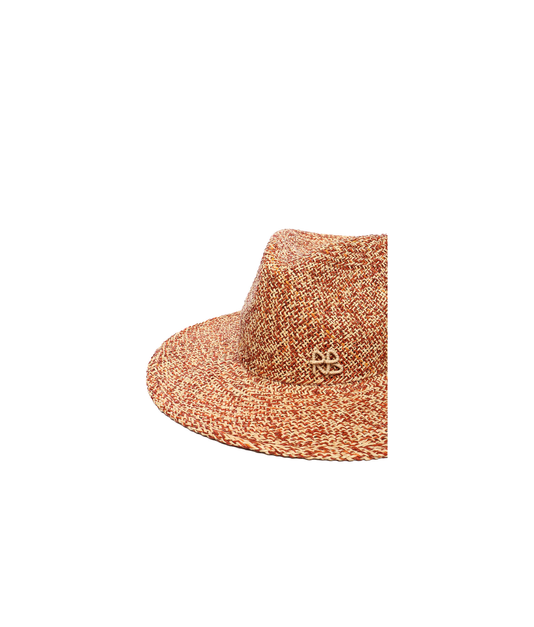 Ruslan Baginskiy Hat With Wide Brim In Beige Red