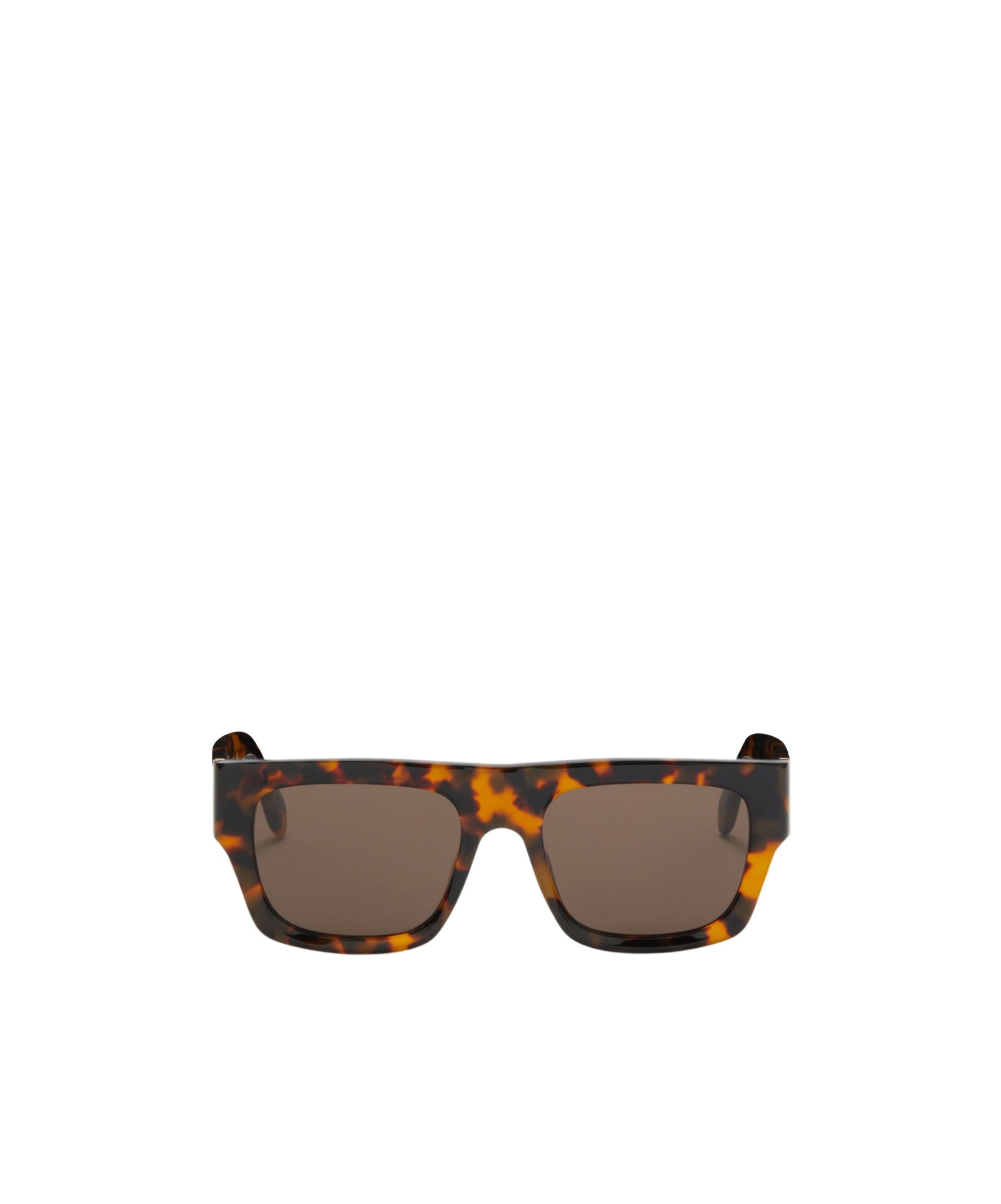 Palm Angels Eyewear Pixley Square Frame Sunglasses In Brown
