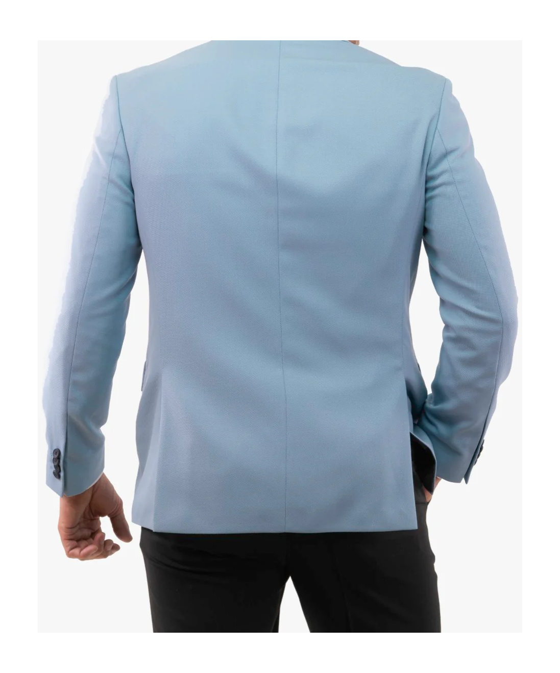 Hugo Boss Long Sleeve Blazer In Blue