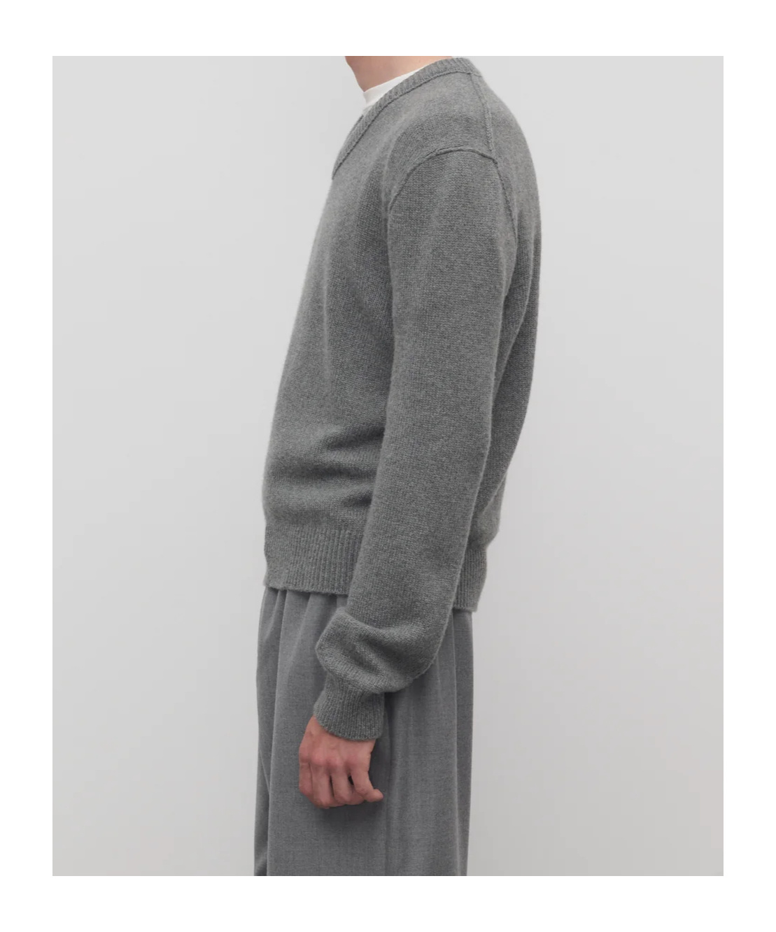 The Row Horik Sweater In Cashmere In Gray