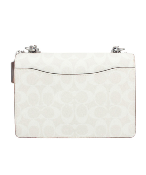 Coach Kare 21 Logo Shoulder Bag In White
