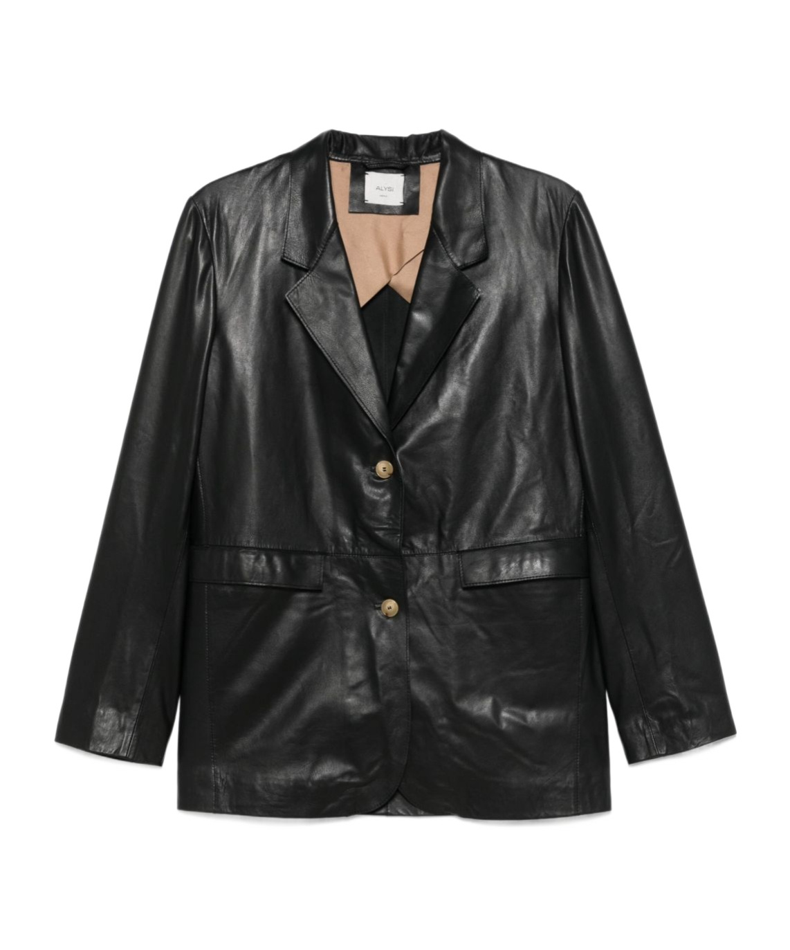ALYSI LAPEL LONG-SLEEVED SUIT JACKET 