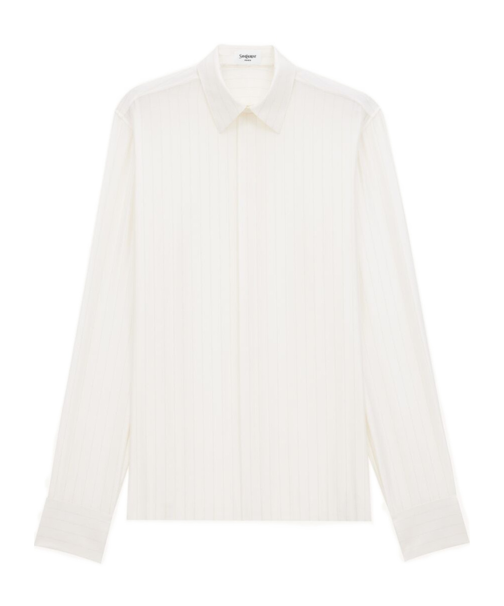 SAINT LAURENT SAINT LAURENT STRIPED RELAXED-FIT SHIRT