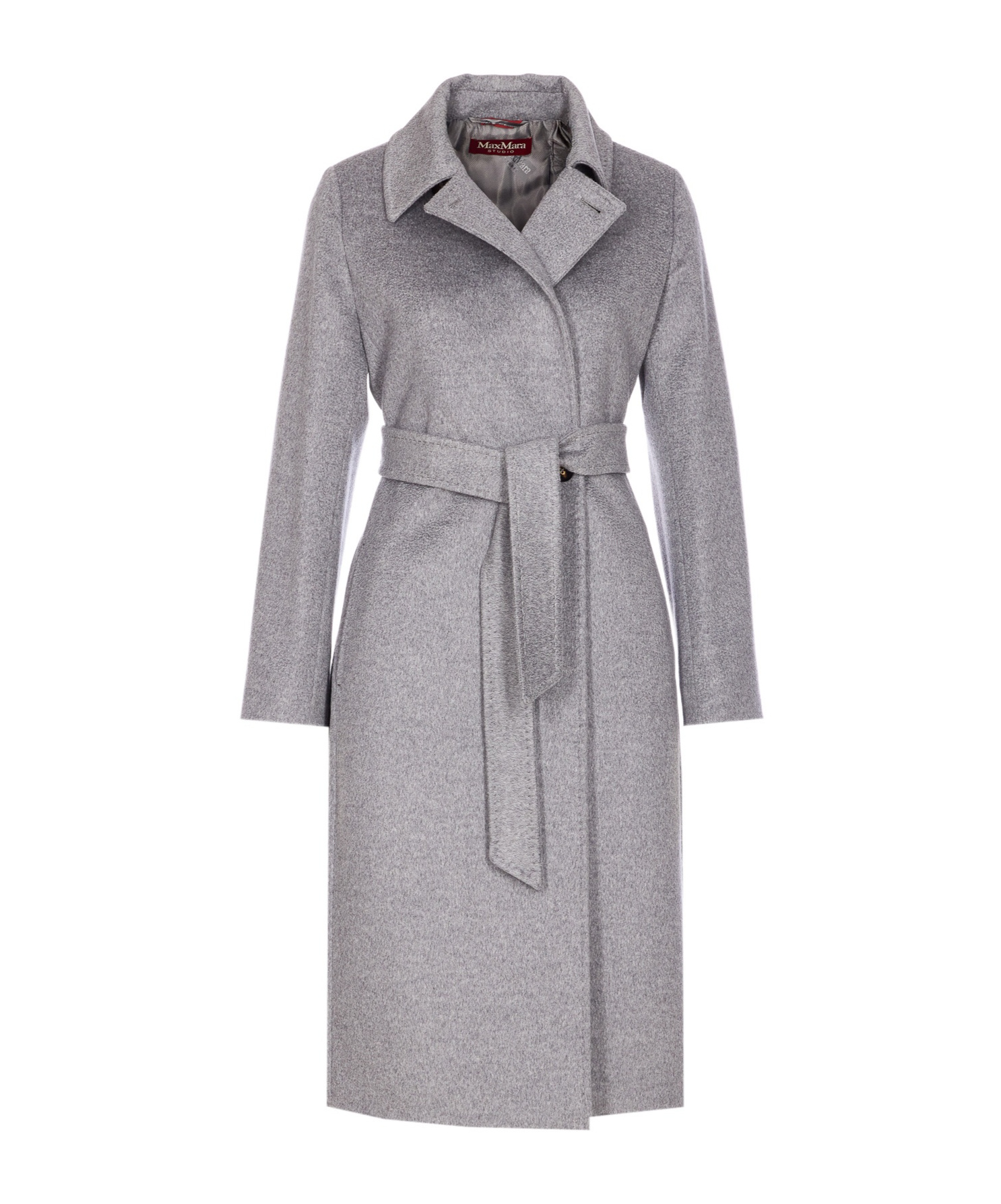 Max Mara Galante Medium Grey Coat In Gray