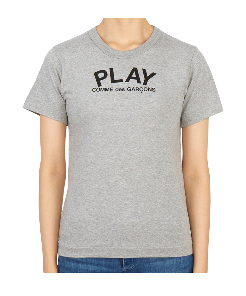 Comme Des Garçons Crew Neck T-shirt In Gray