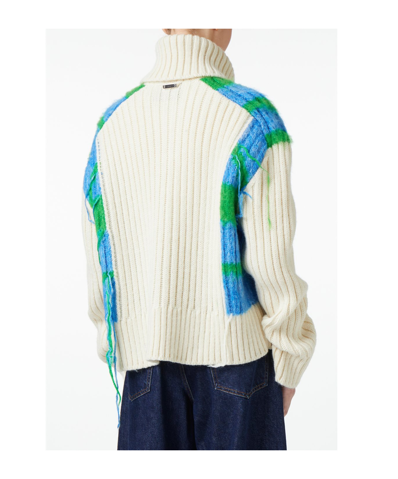 Iceberg High-necked Long-sleeve Sweater In Multi