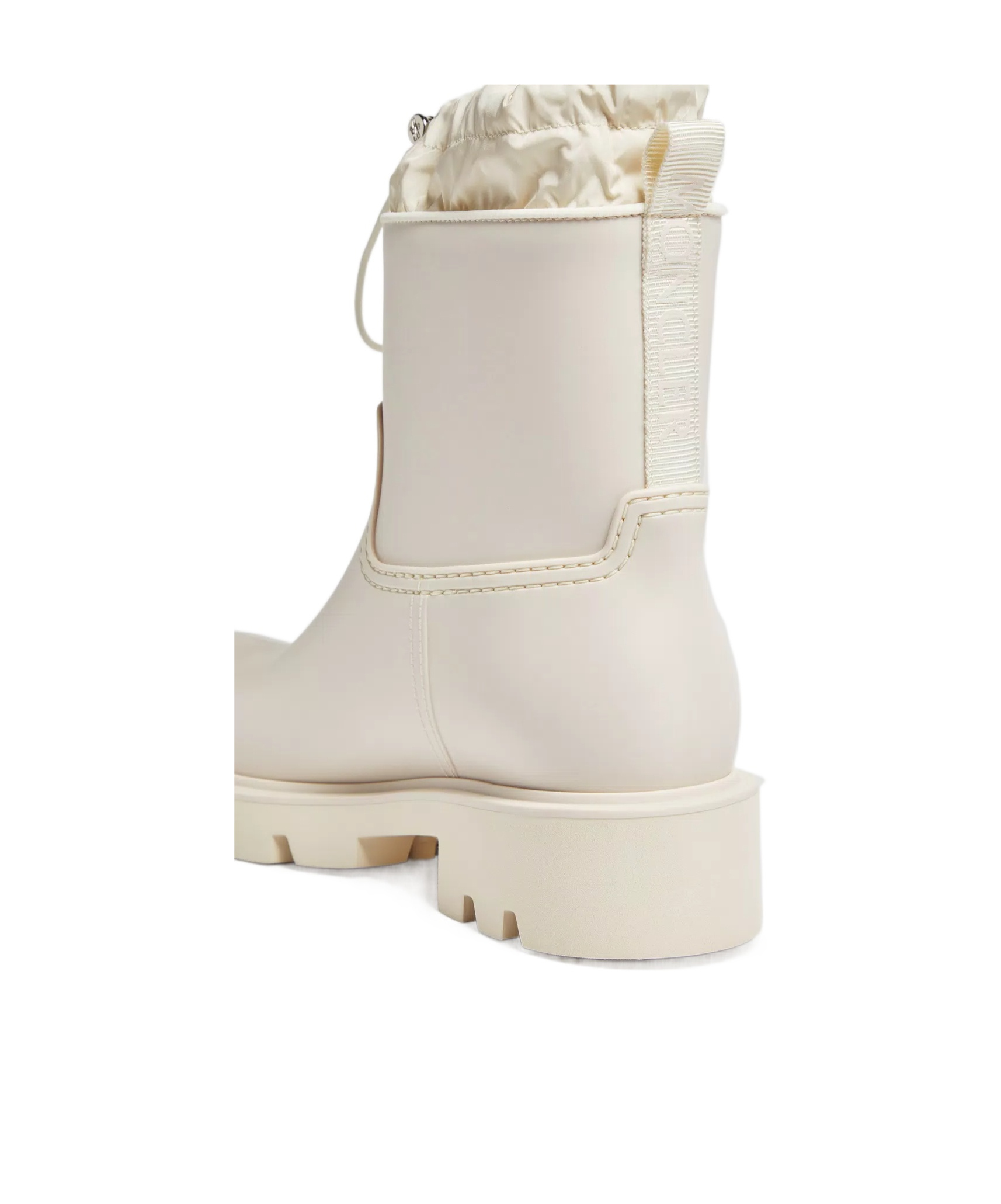 Shop Moncler Kickstream Rain Boots In White