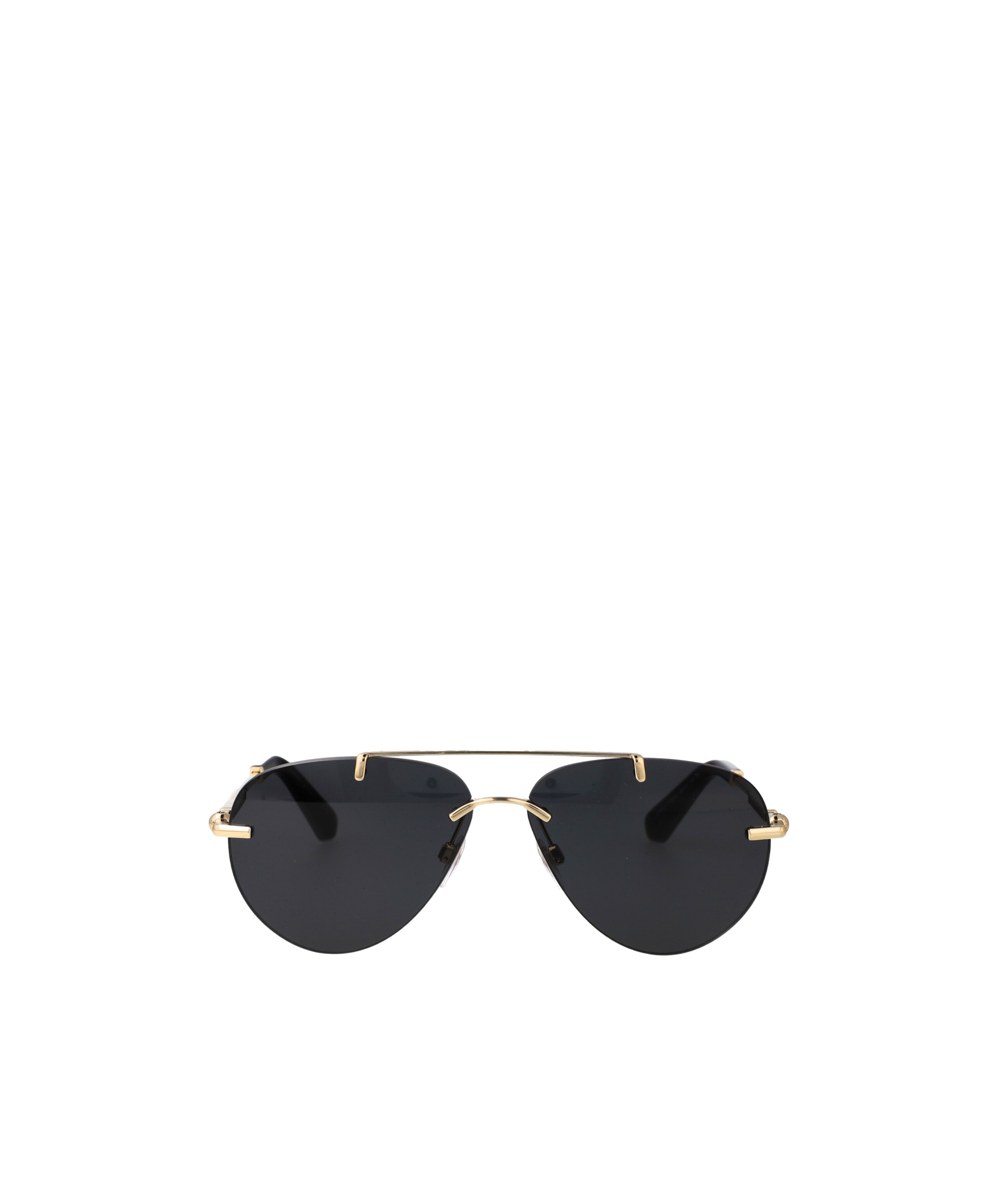 Burberry Geometric Frame Sunglasses In Black